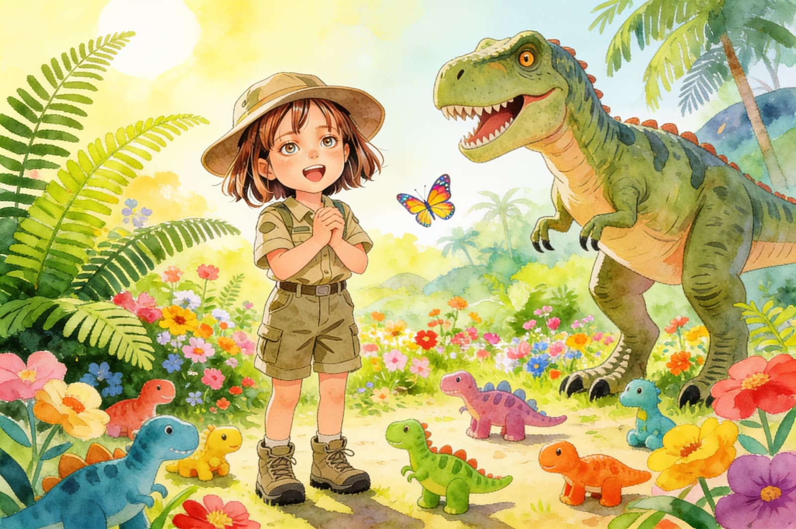 Aahana's Dinosaur Adventure — illustration for page 6