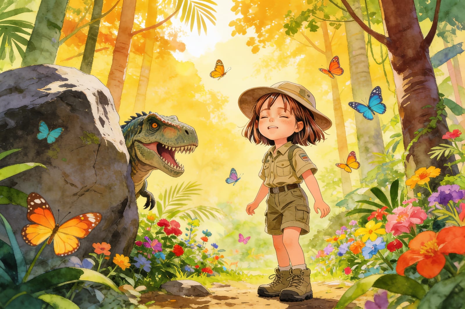 Aahana's Dinosaur Adventure — illustration for page 7
