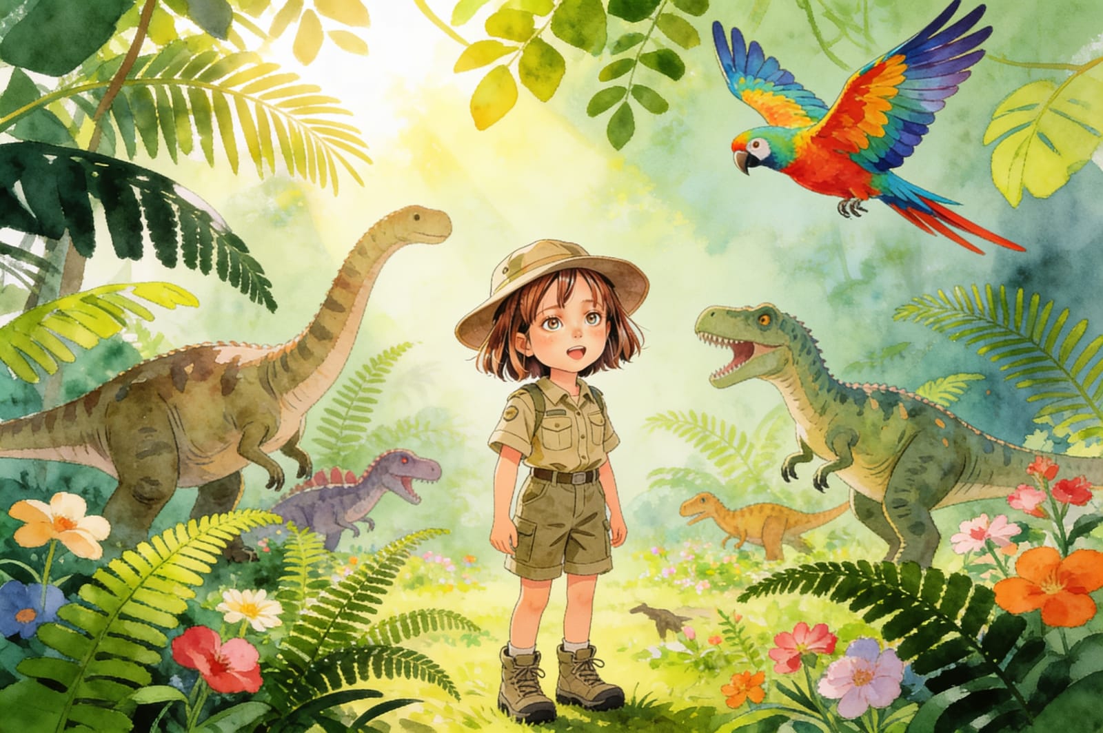 Aahana's Dinosaur Adventure — illustration for page 8