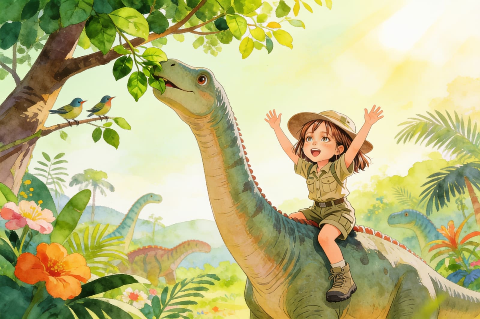 Aahana's Dinosaur Adventure — illustration for page 10