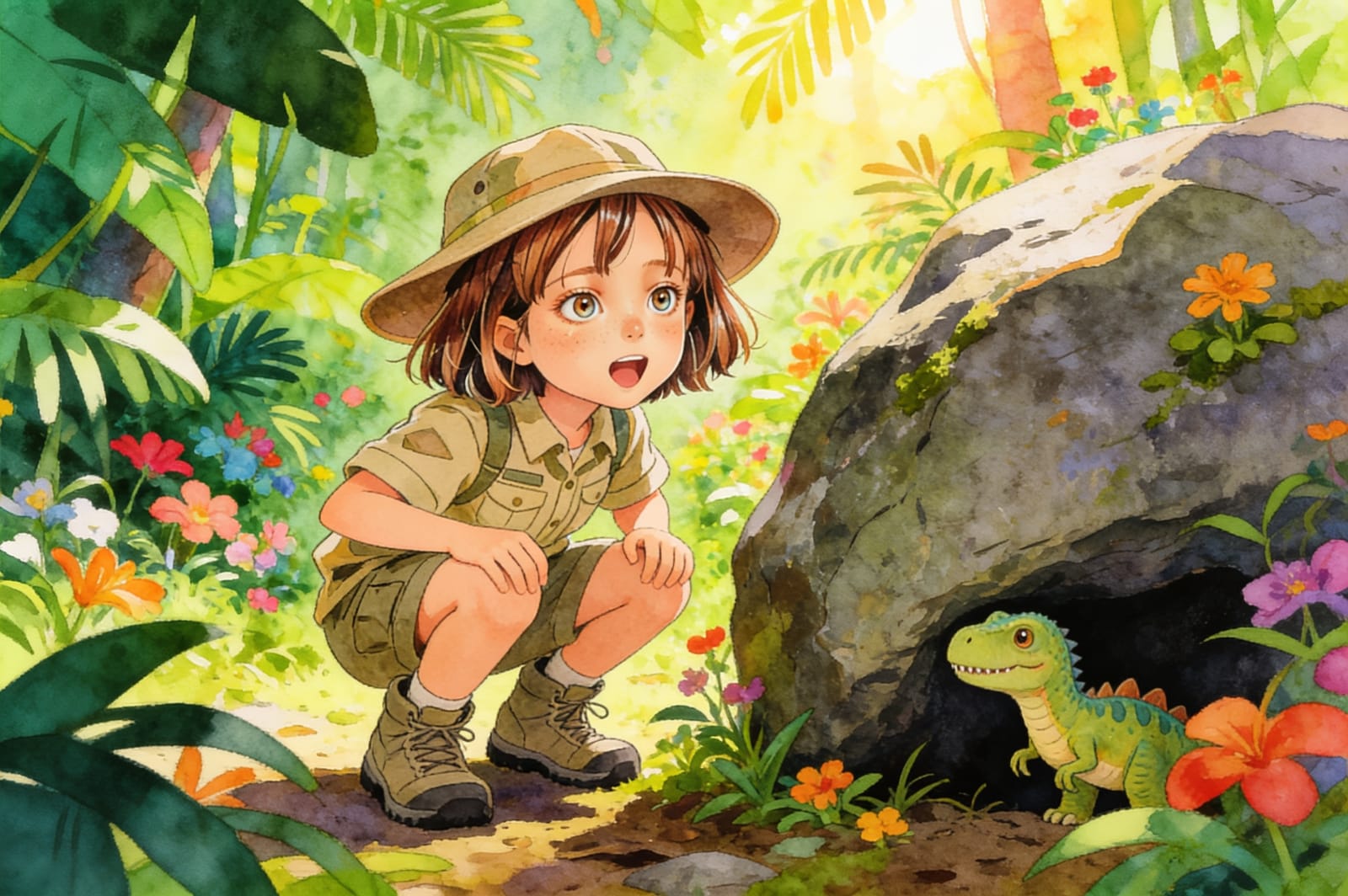 Aahana's Dinosaur Adventure — illustration for page 12