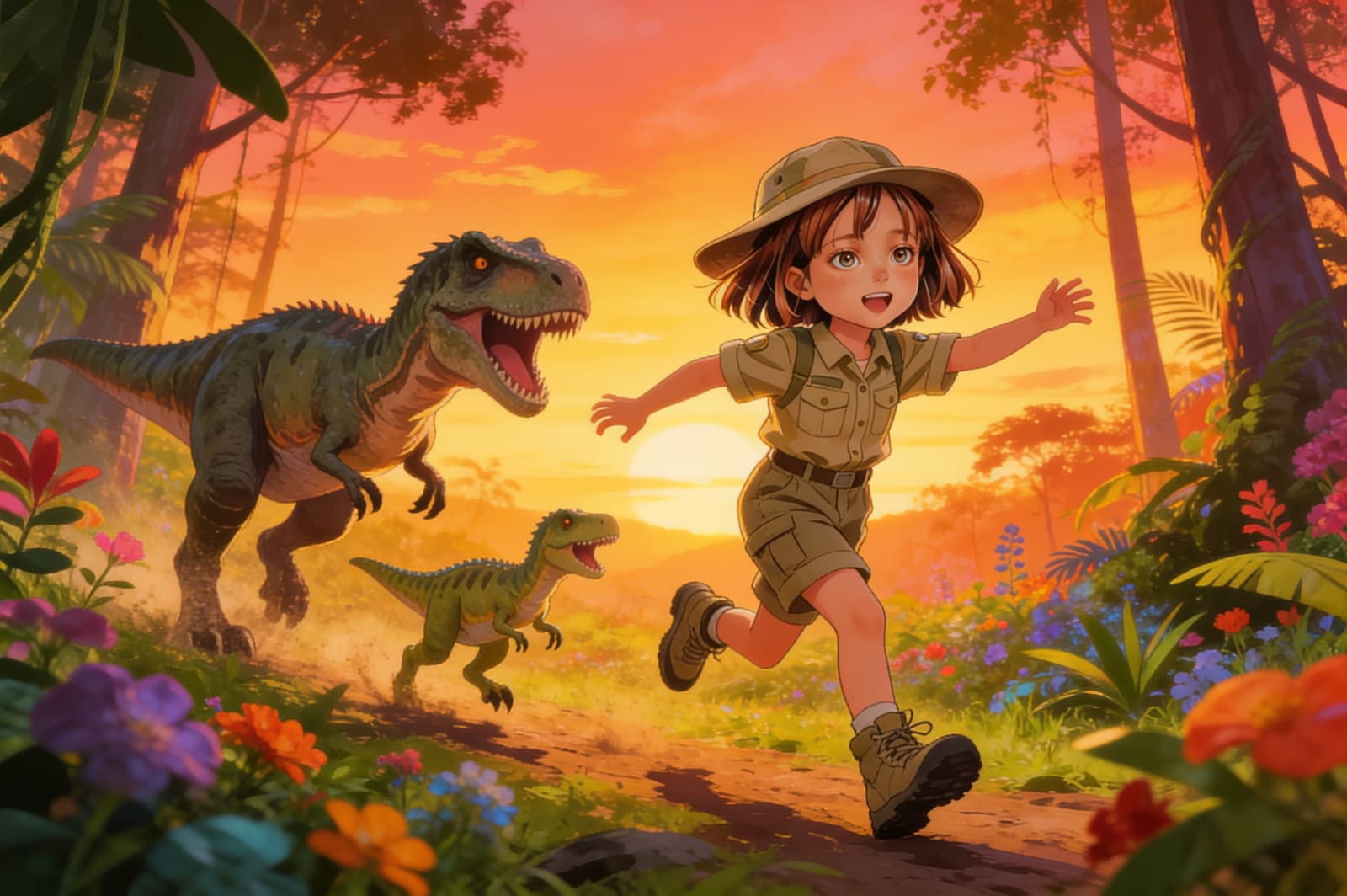 Aahana's Dinosaur Adventure — illustration for page 14