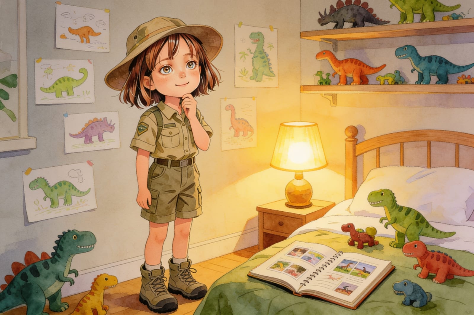 Aahana's Dinosaur Adventure — illustration for page 16