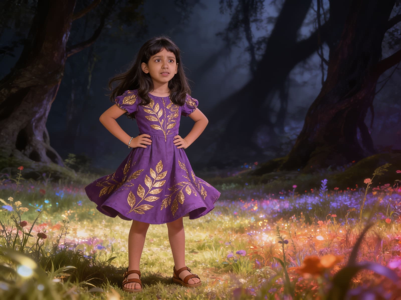 The Rebel Fairy: A Story for Shreya — illustration for page 4