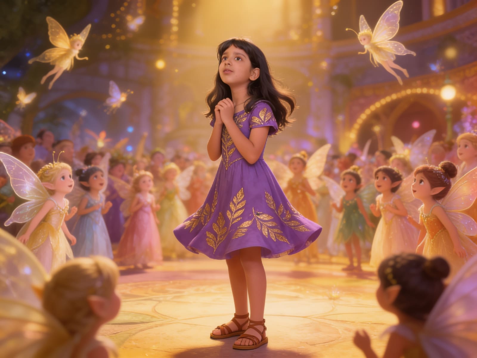 The Rebel Fairy: A Story for Shreya — illustration for page 10
