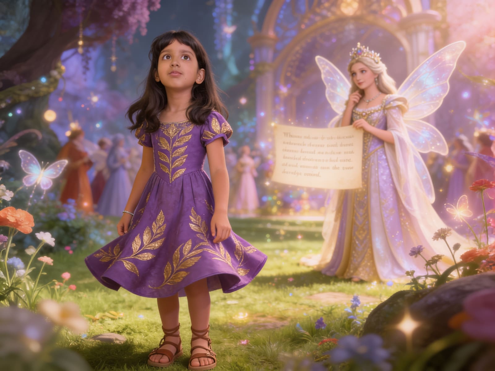 The Rebel Fairy: A Story for Shreya — illustration for page 11