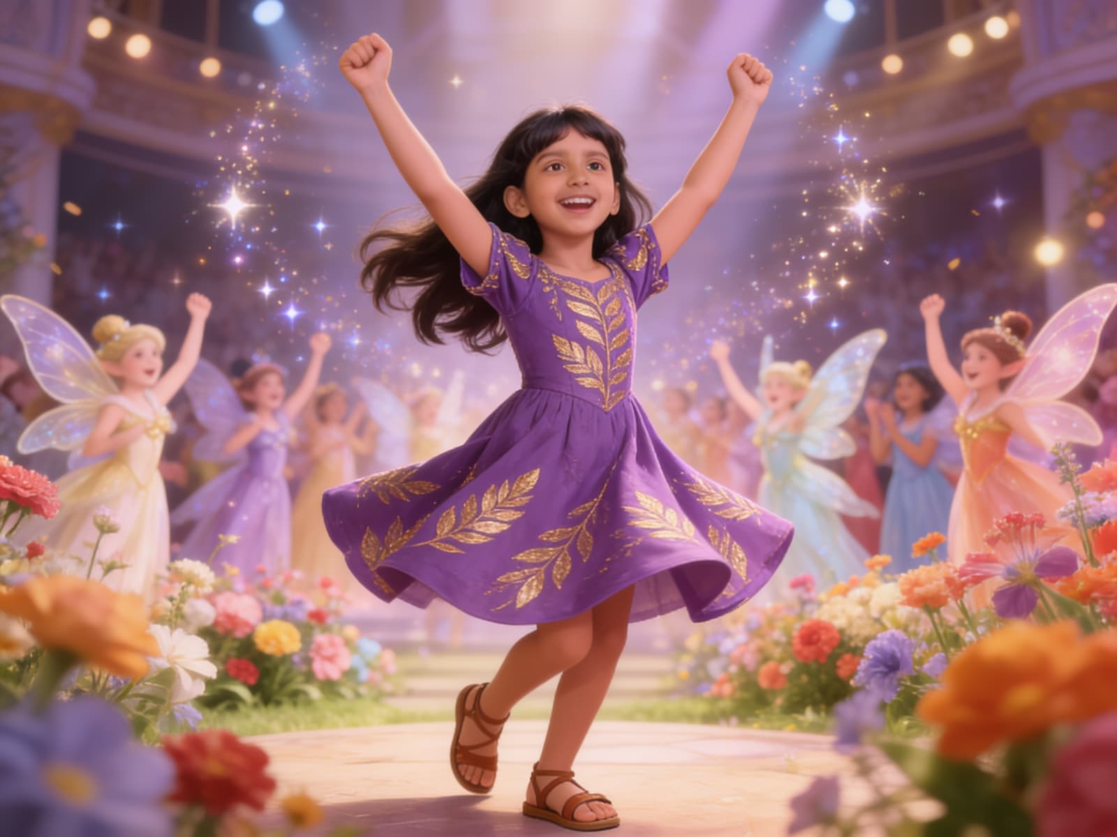 The Rebel Fairy: A Story for Shreya — illustration for page 13