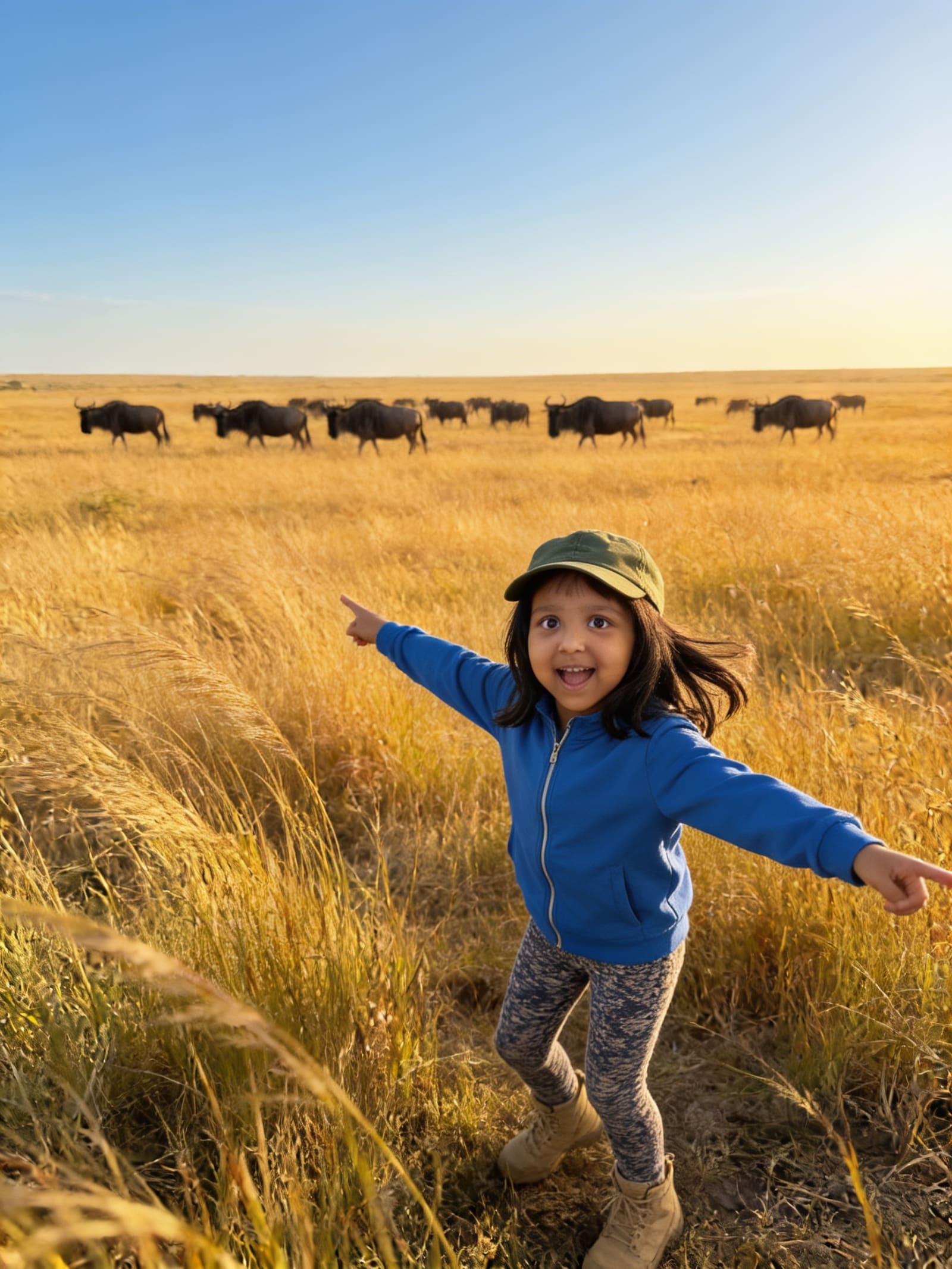 Aahana's Great Migration Adventure — illustration for page 1