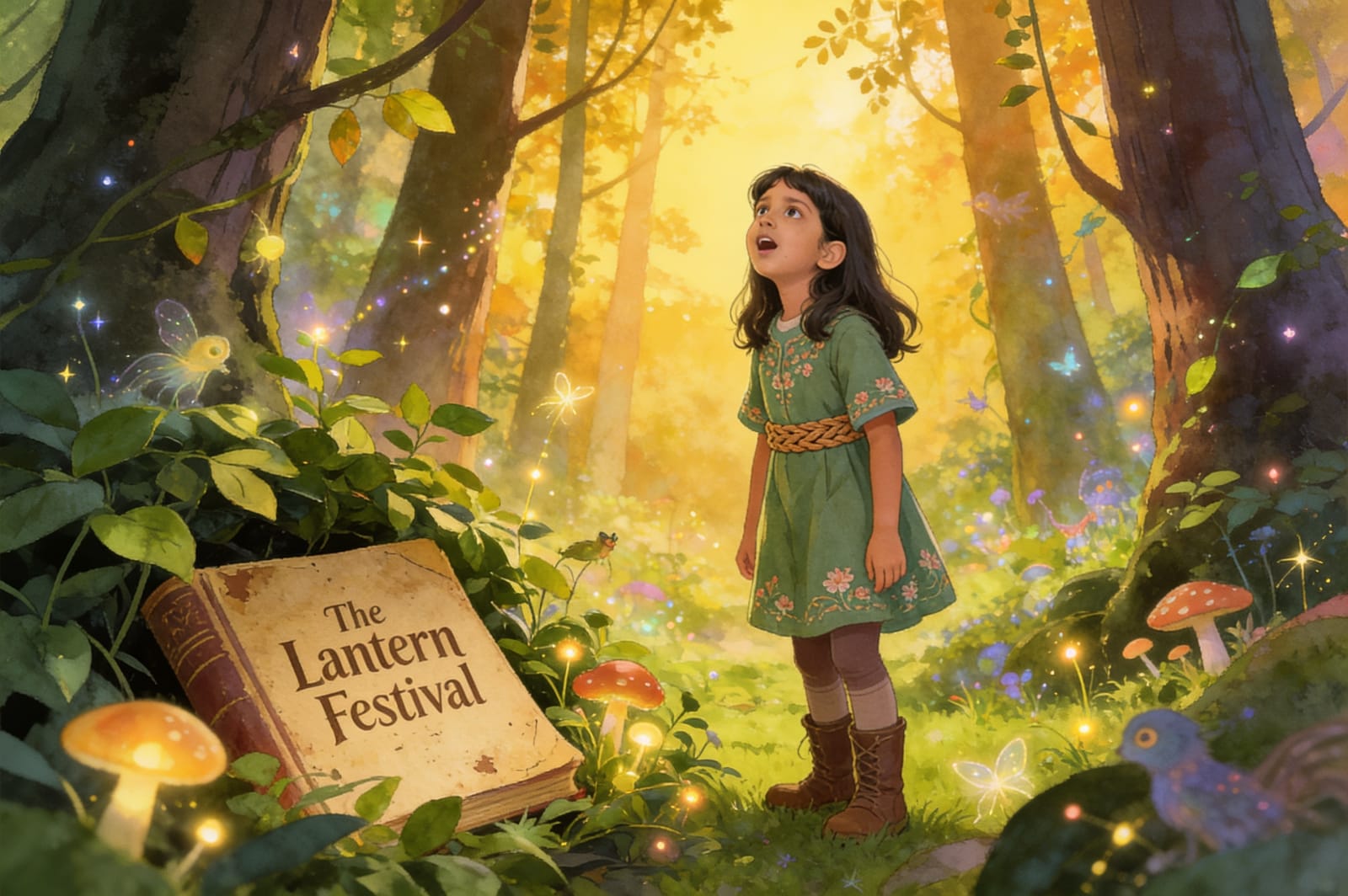 The Forgotten Lantern Festival — illustration for page 1