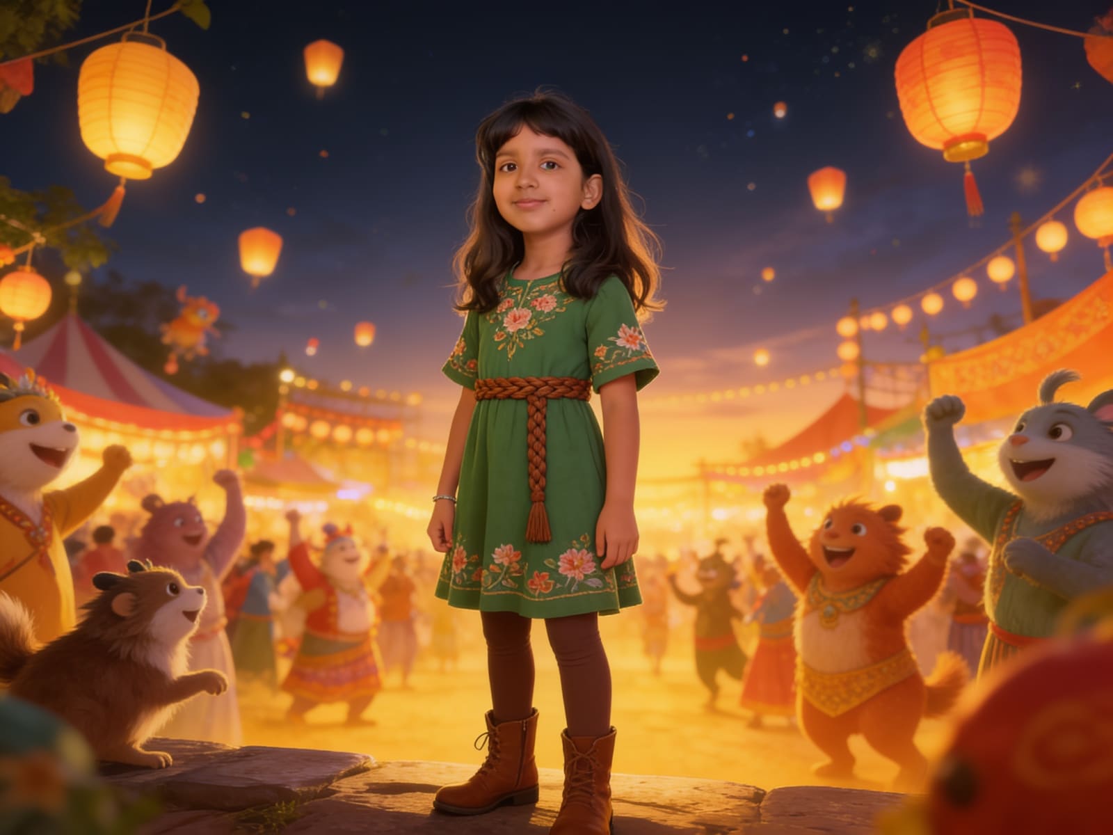 The Forgotten Lantern Festival — illustration for page 11