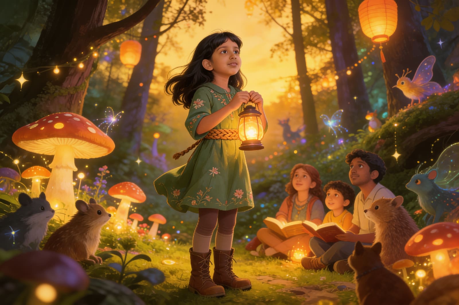 The Forgotten Lantern Festival — illustration for page 15