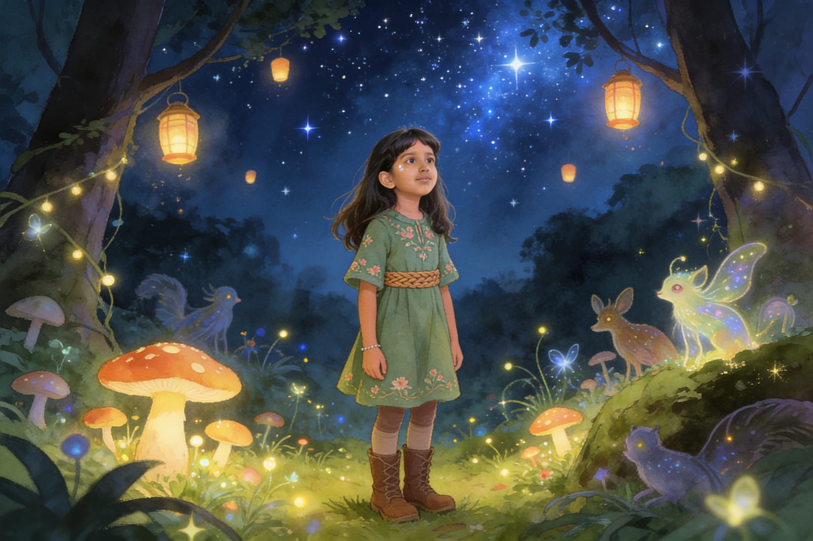 The Forgotten Lantern Festival — illustration for page 16