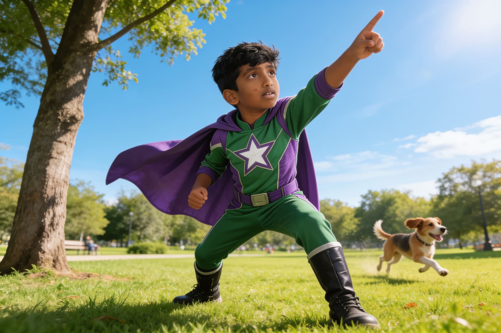Saaadhan and the Homework Hero League — illustration for page 10