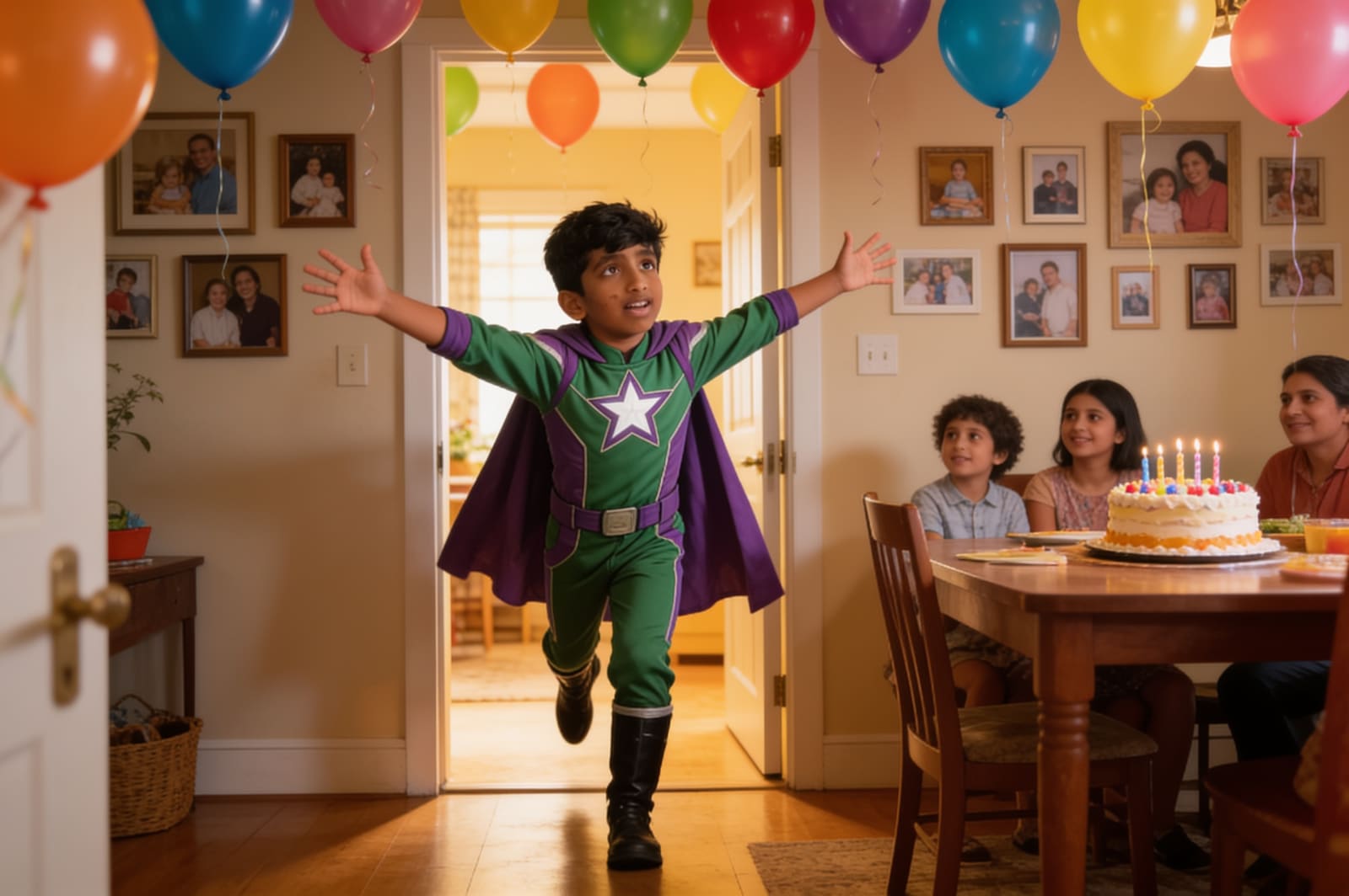 Saaadhan and the Homework Hero League — illustration for page 15