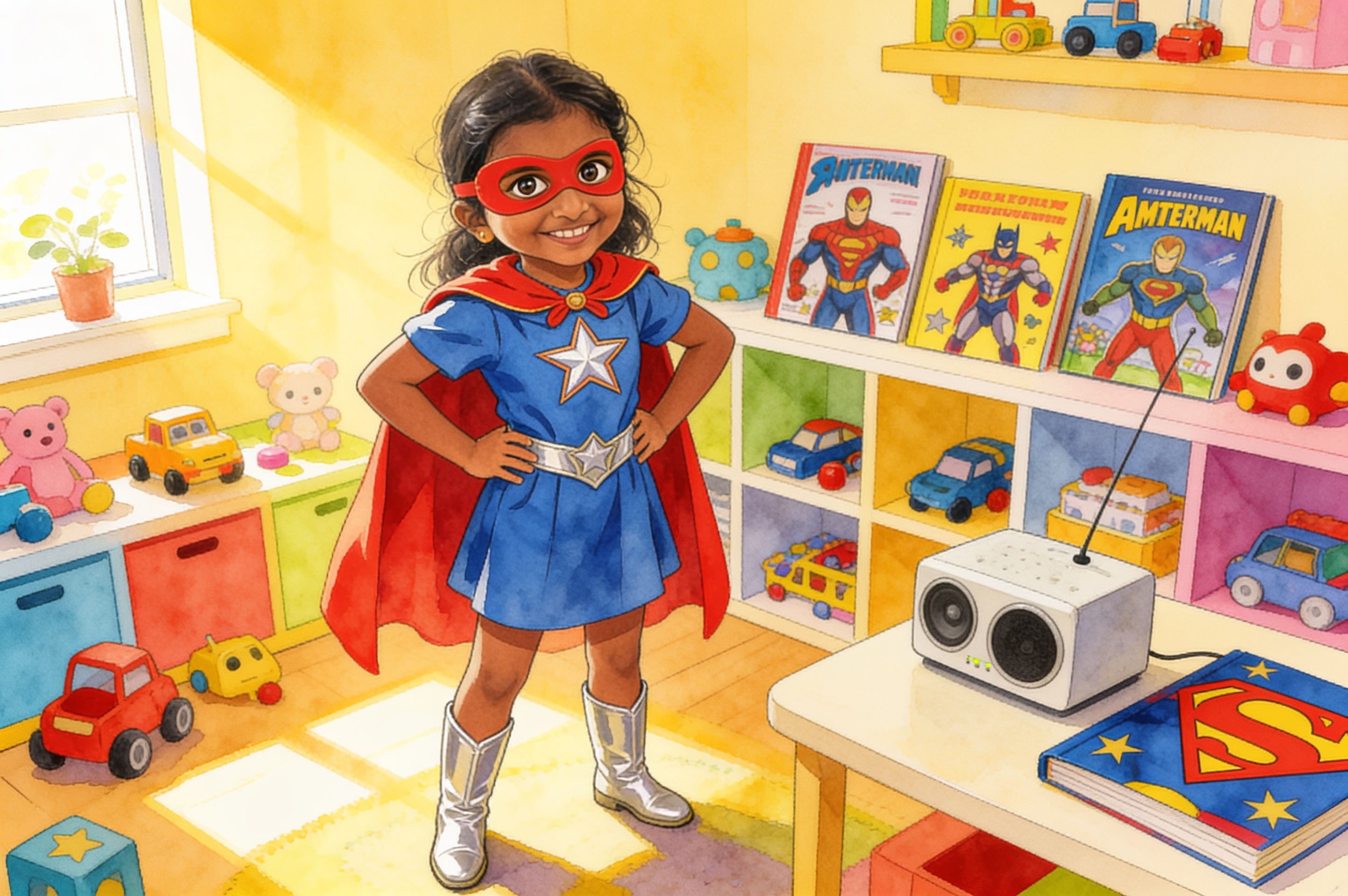 Yashu's Super Summer Fun — illustration for page 4