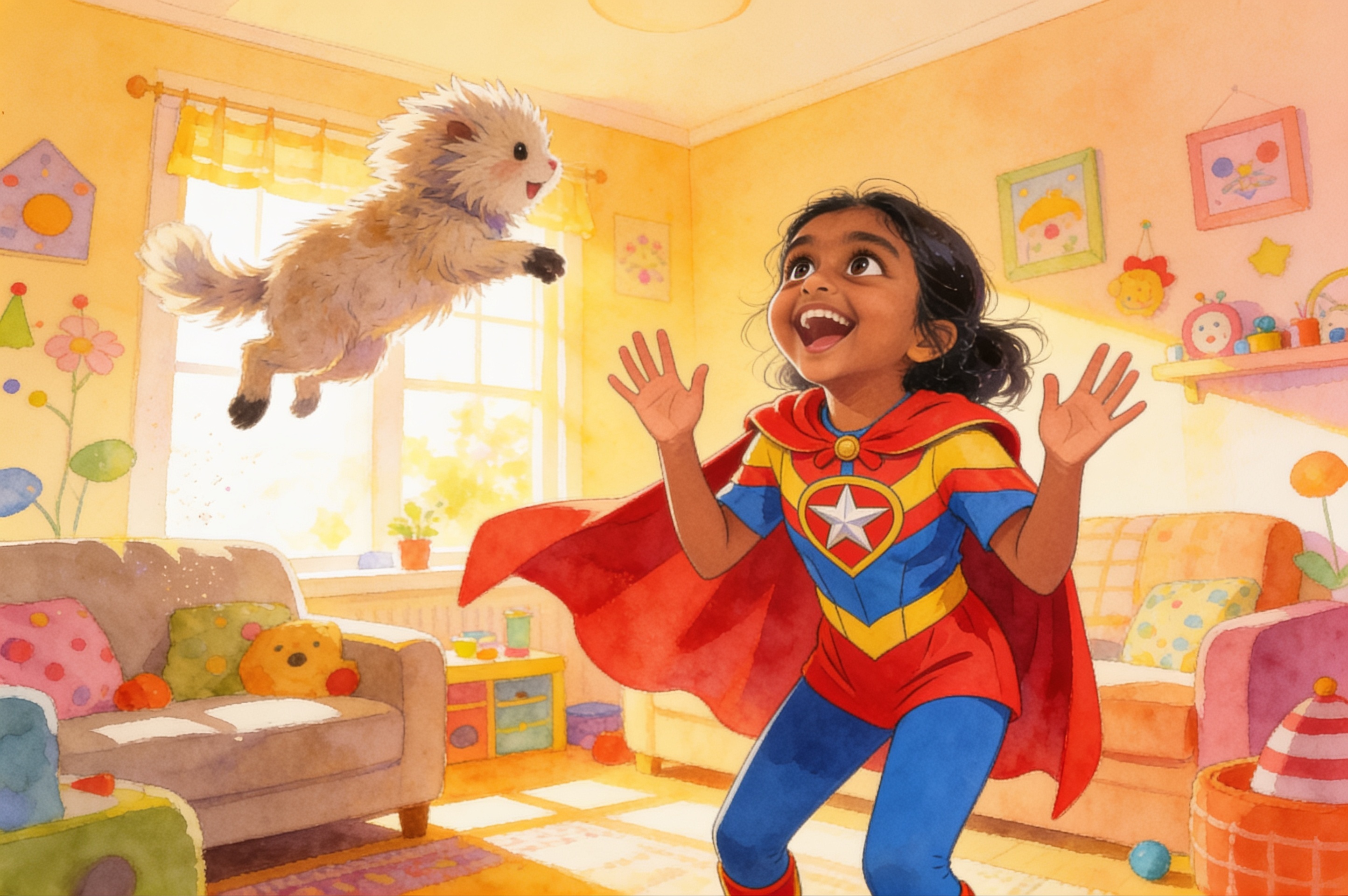 Yashu's Super Summer Fun — illustration for page 9