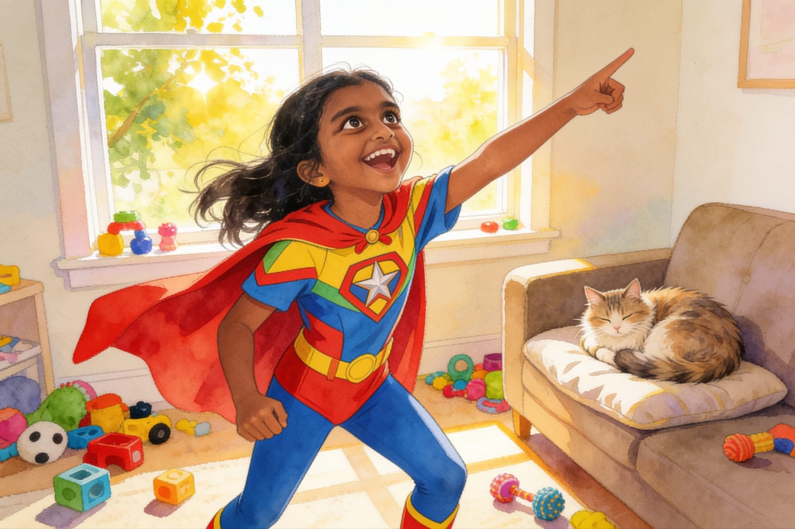 Yashu's Super Summer Fun — illustration for page 8