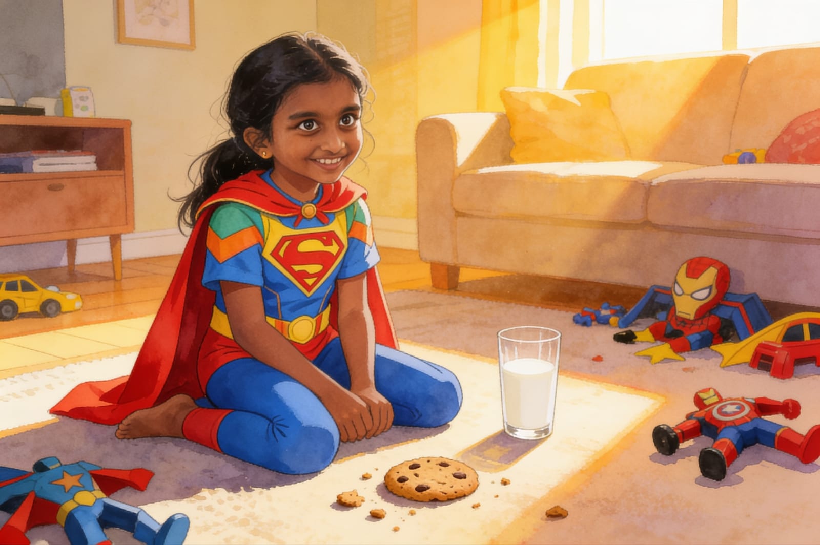 Yashu's Super Summer Fun — illustration for page 13
