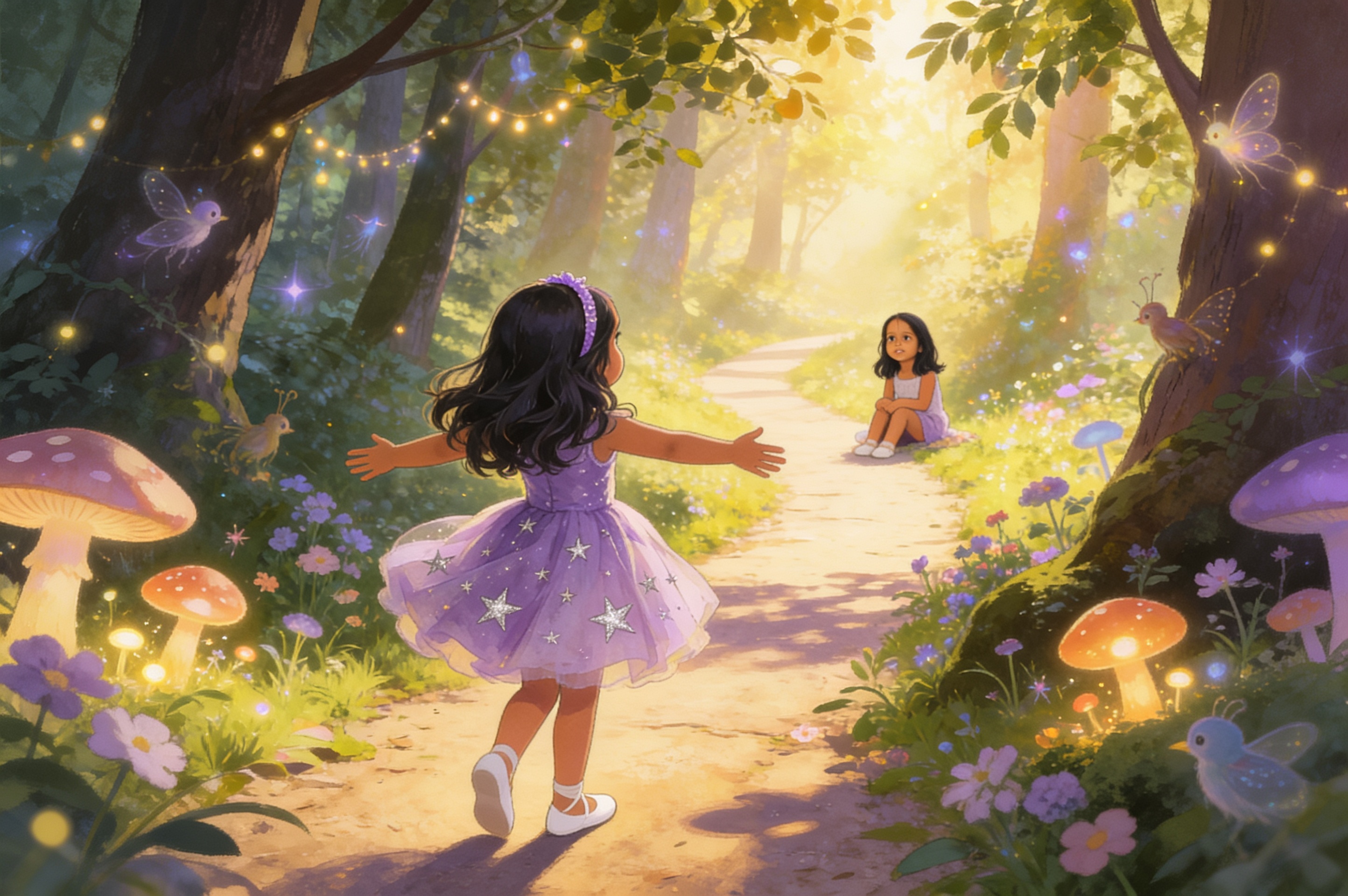 The Enchanted Map Story for Aahana — illustration for page 11