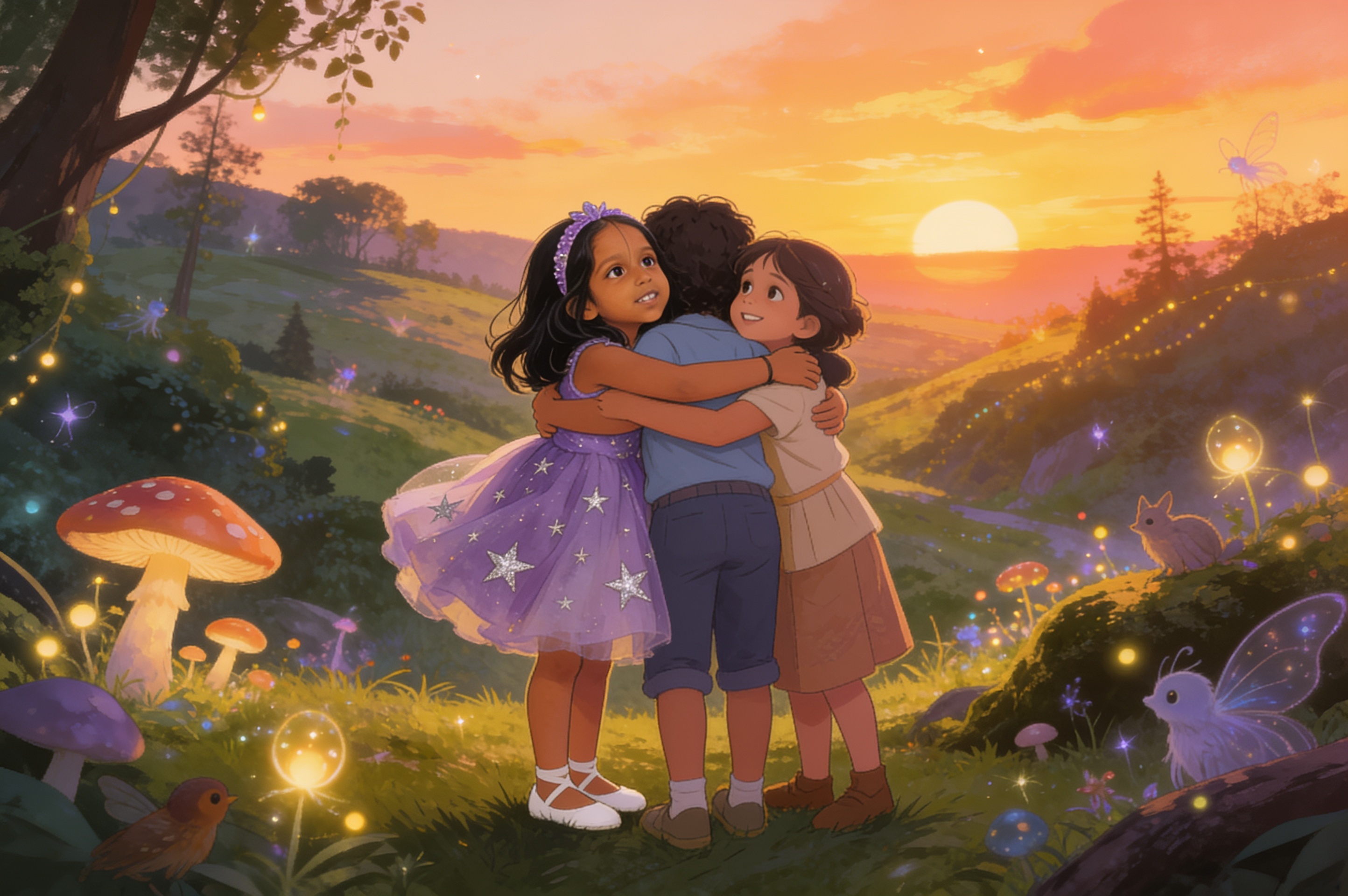 The Enchanted Map Story for Aahana — illustration for page 14