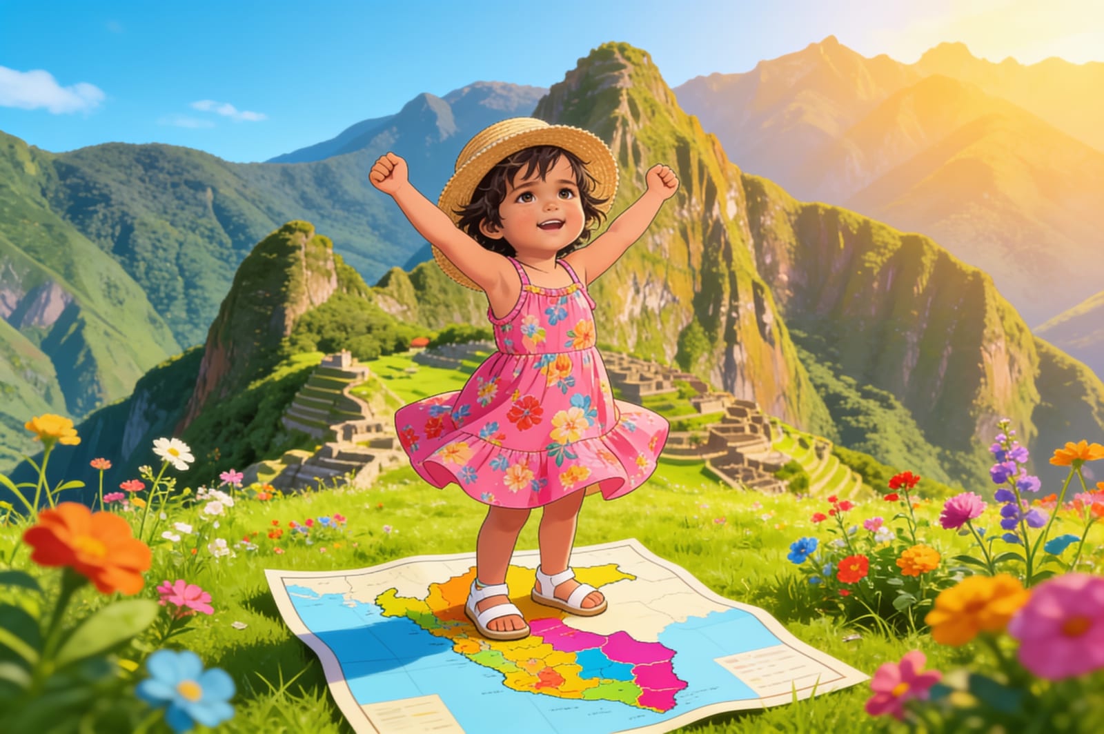 Naina's Peru Adventure — illustration for page 1