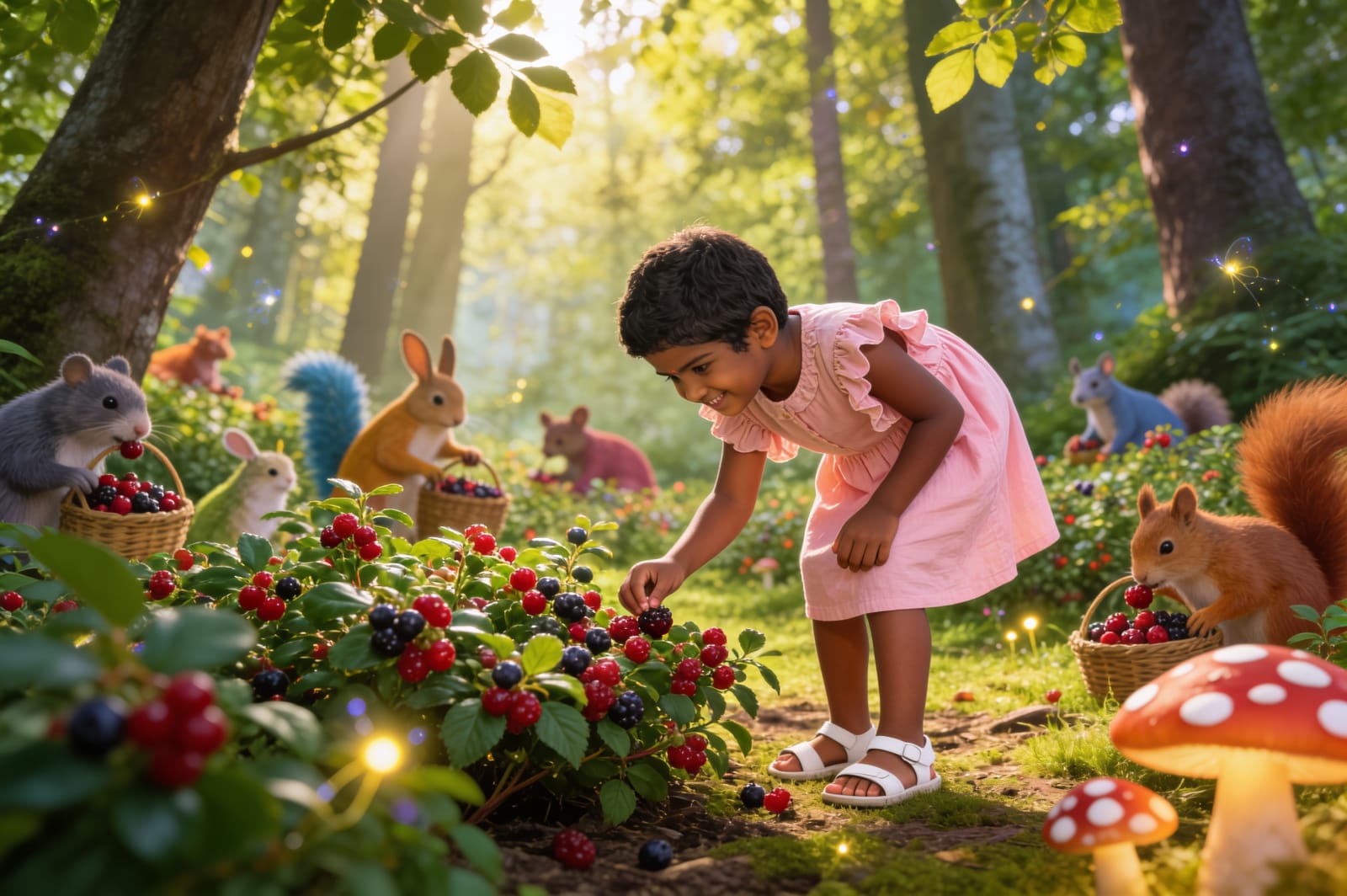 Bunny's Berry Basket — illustration for page 8