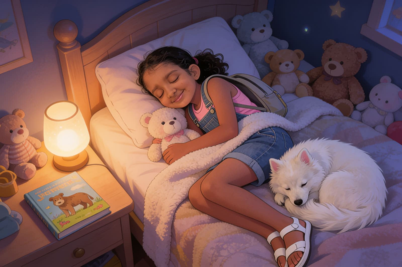 Shreya's Zoo Adventure with Tomy — illustration for page 16