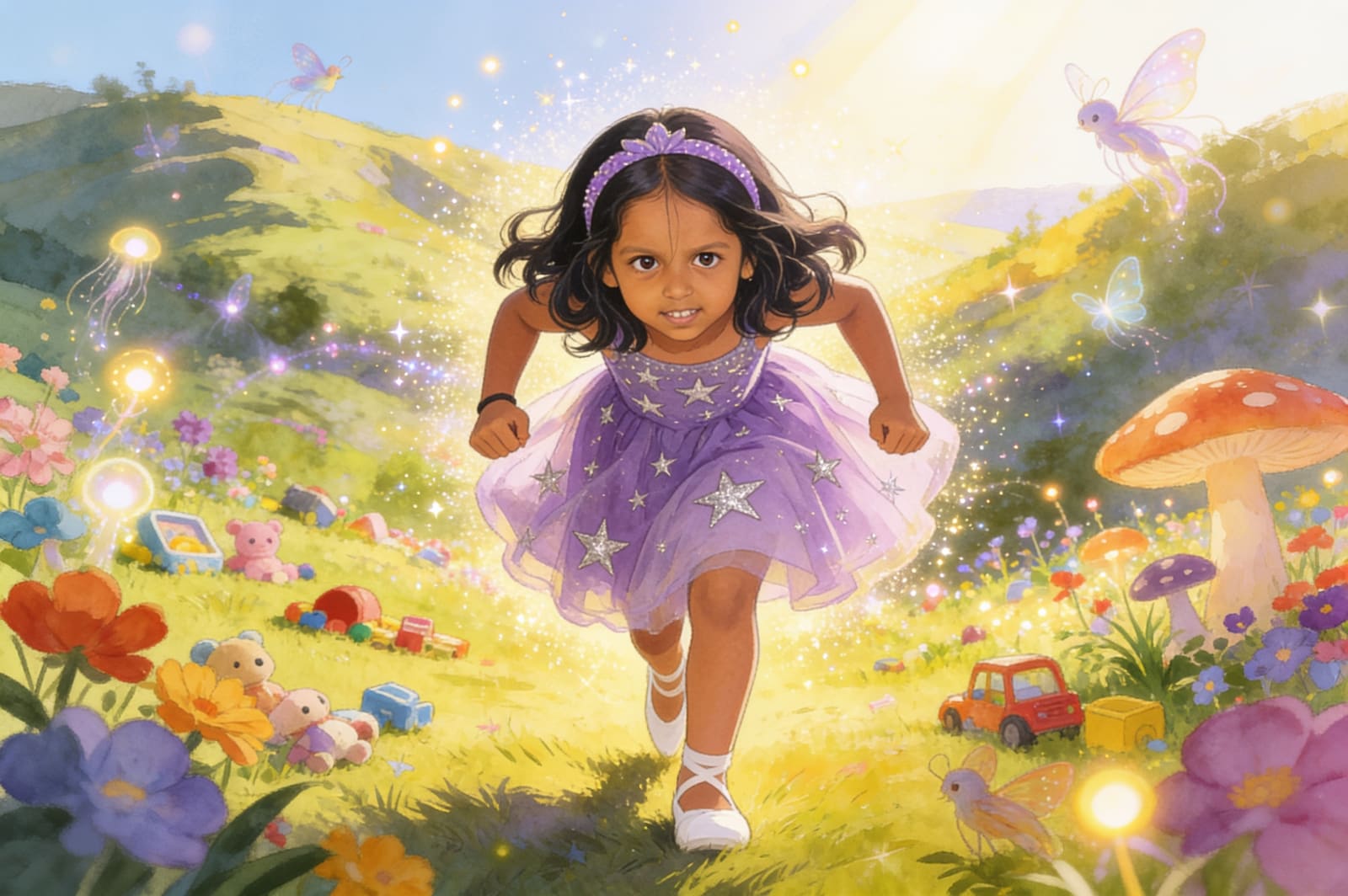 The Enchanted Map Story for Aahana — illustration for page 4