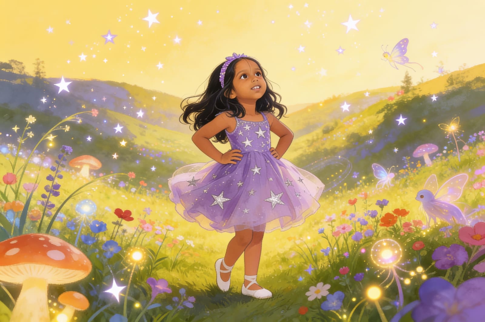 The Enchanted Map Story for Aahana — illustration for page 6