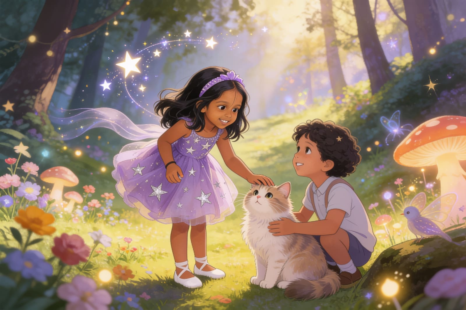 The Enchanted Map Story for Aahana — illustration for page 8