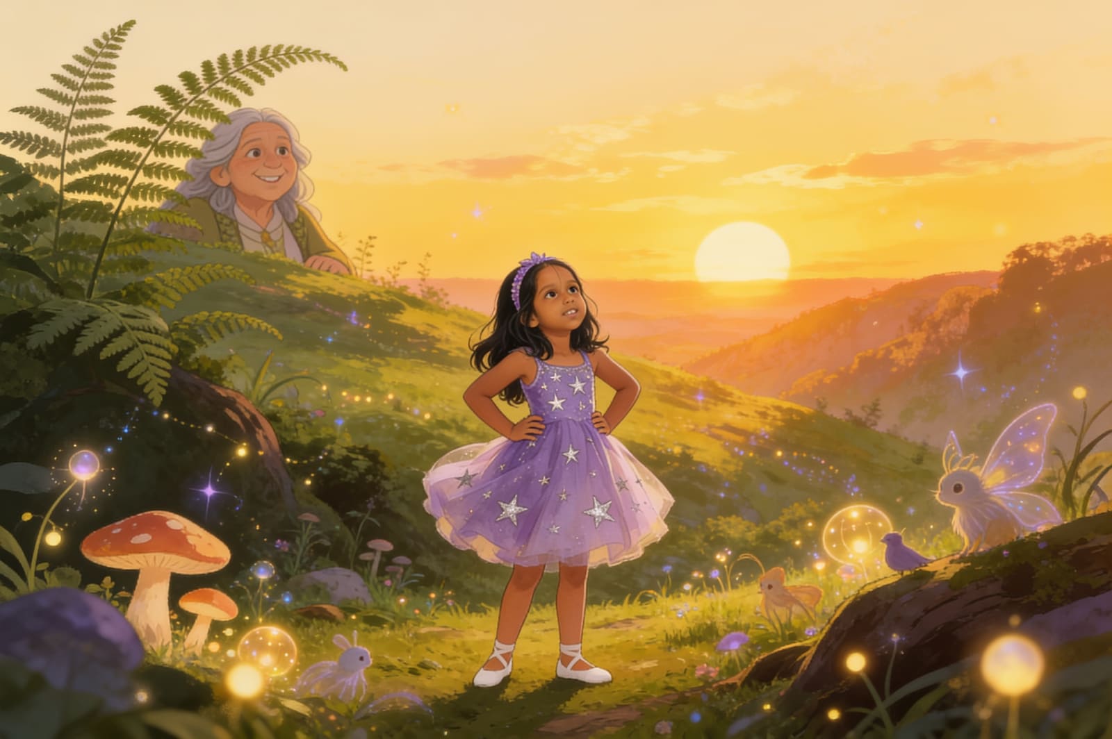 The Enchanted Map Story for Aahana — illustration for page 13