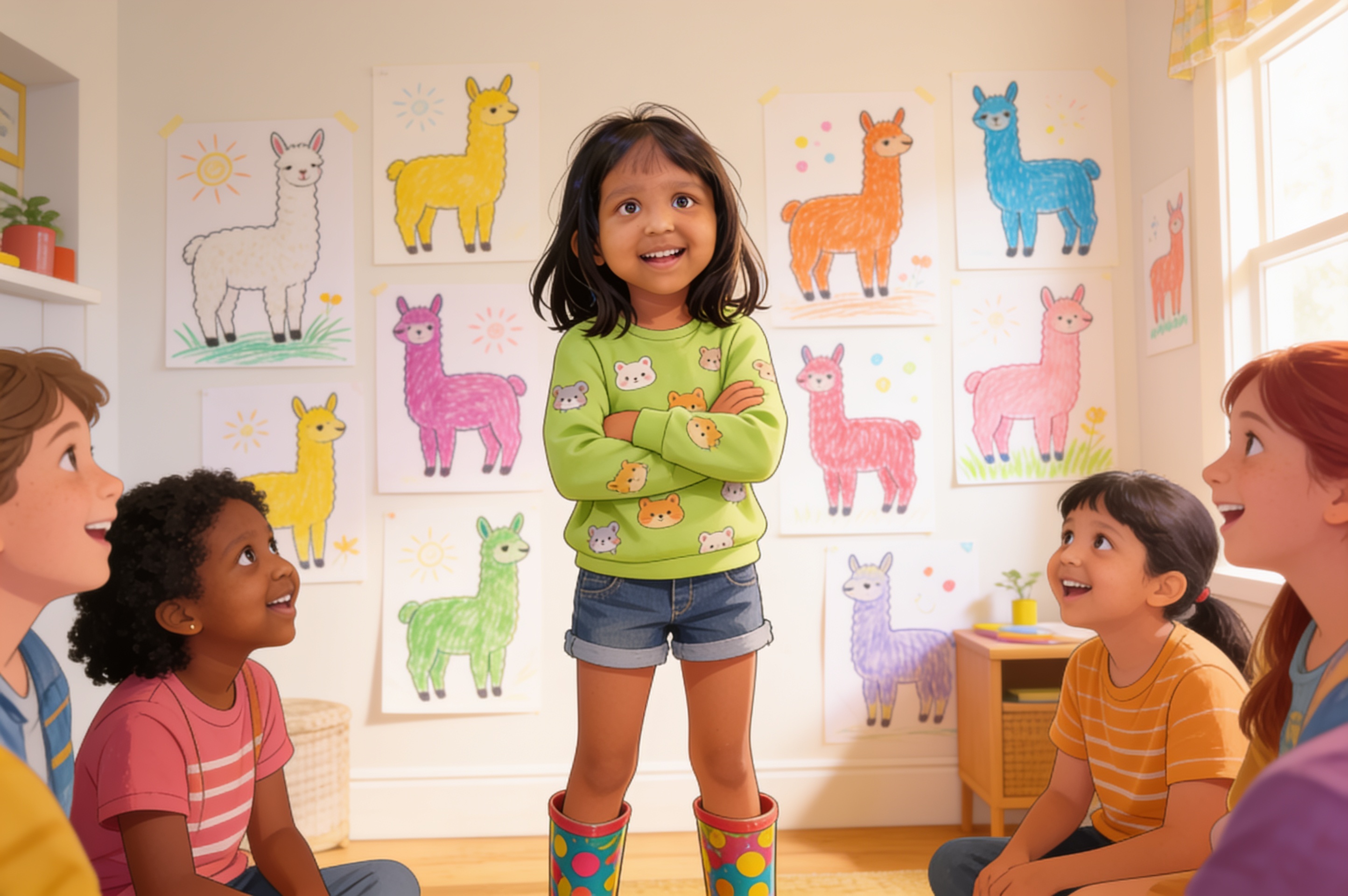 Aahana's Alpaca Adventure in Peru — illustration for page 16