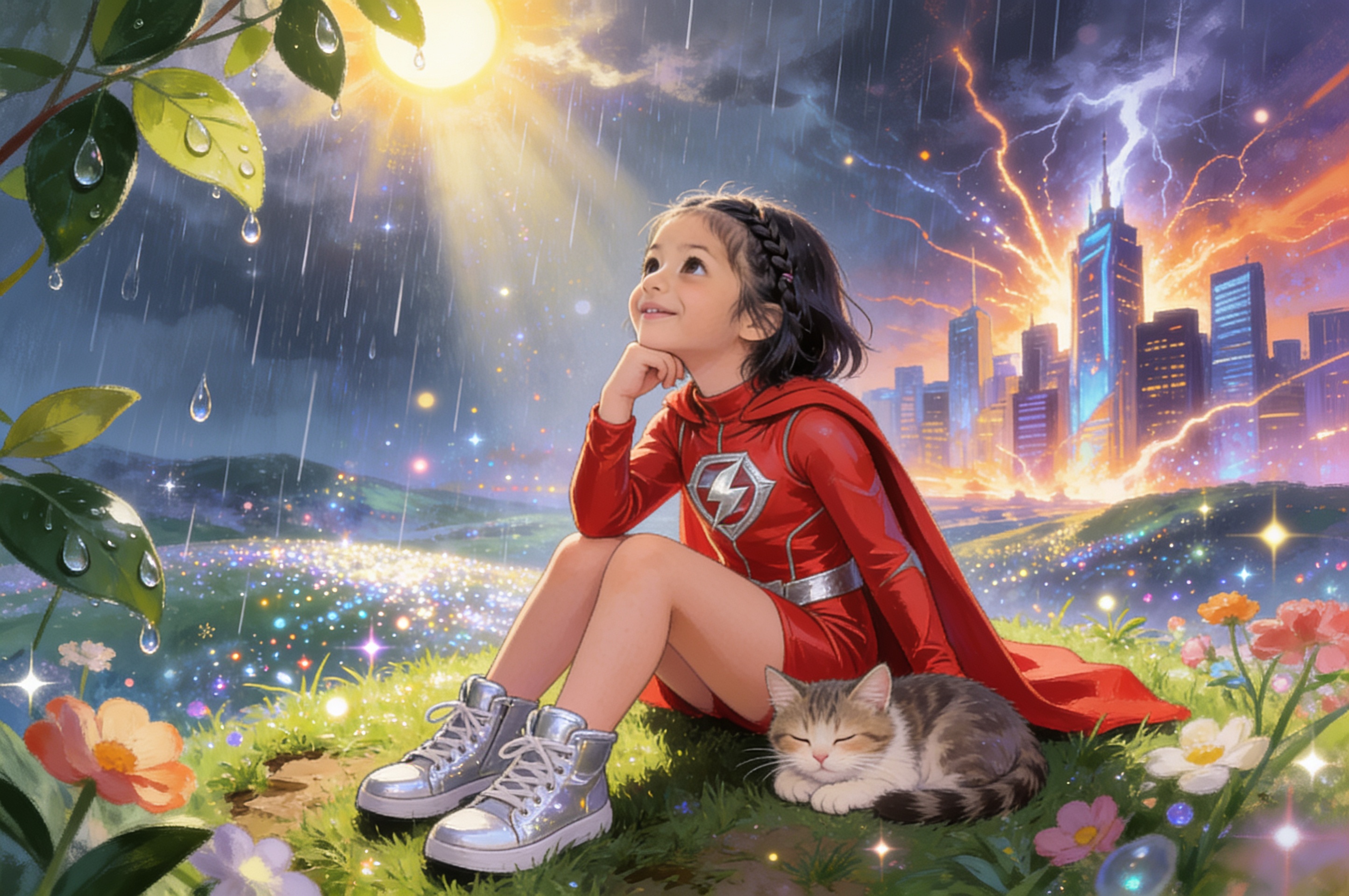 Pavika the Brave: Storm & the Cat — illustration for page 10