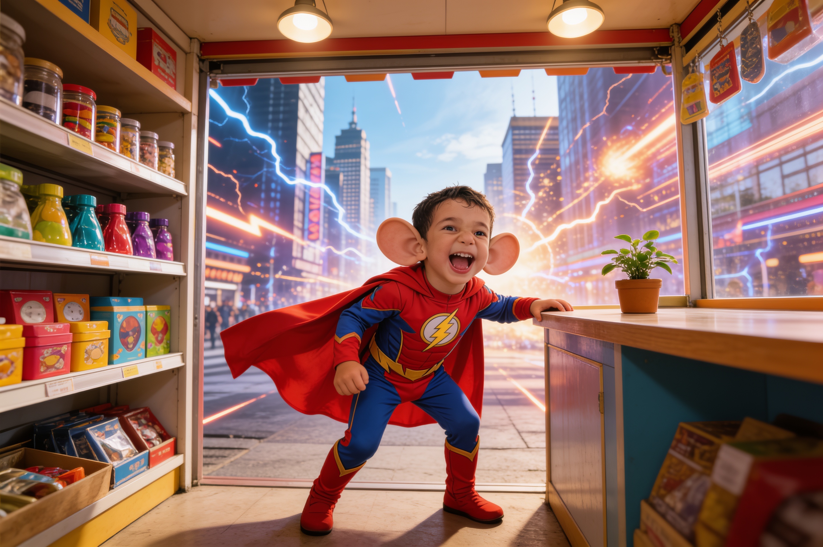 The Silliest Superpower: A Story for Praveer — illustration for page 12