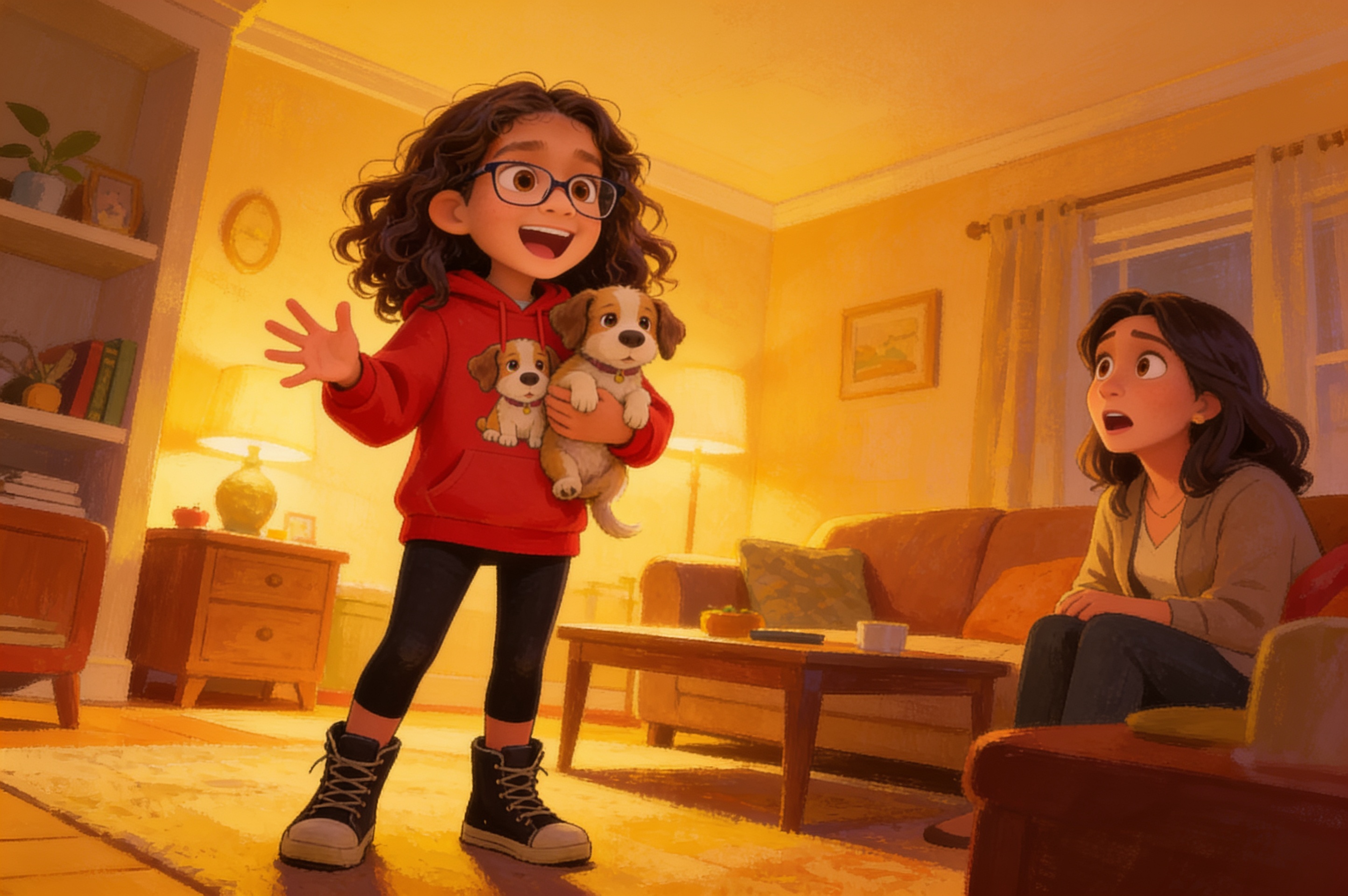 Shahira and the Little Lost Puppy — illustration for page 11