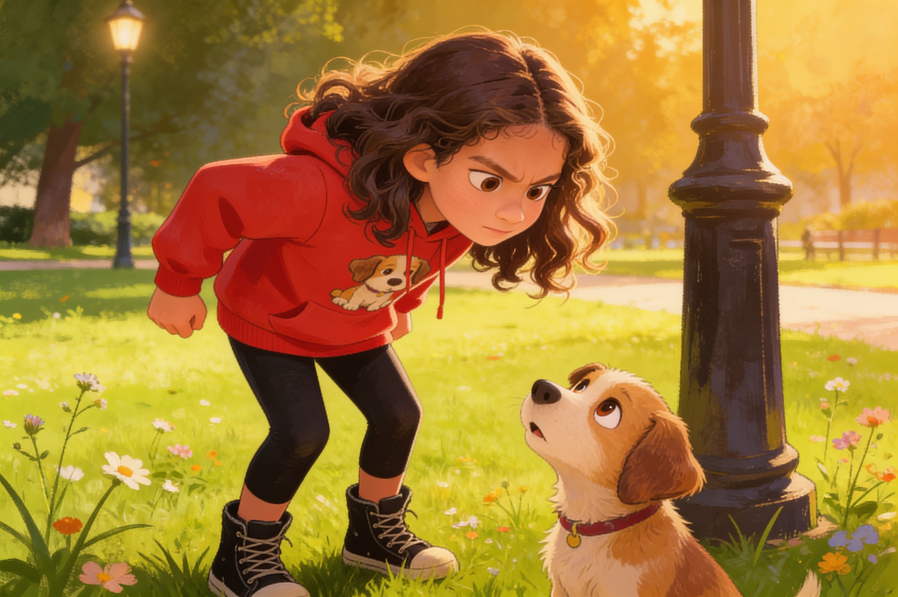 Shahira and the Little Lost Puppy — illustration for page 3