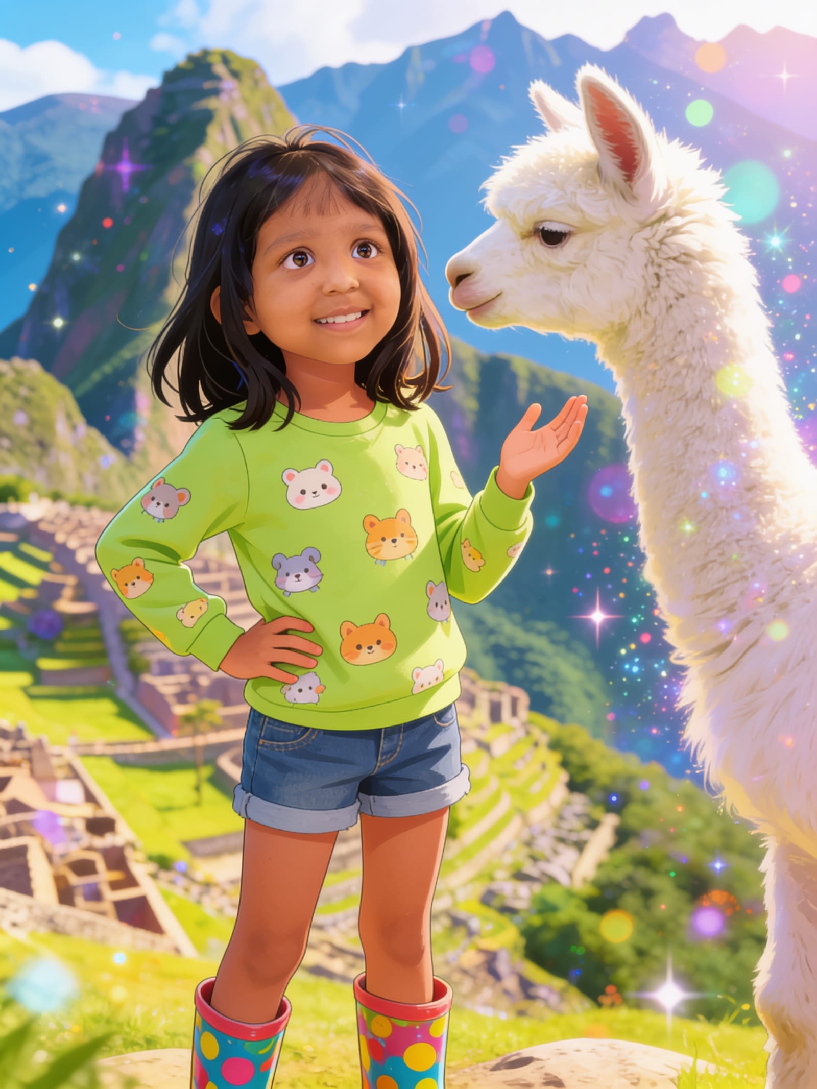 Digital PDF sample — Aahana's Alpaca Adventure in Peru