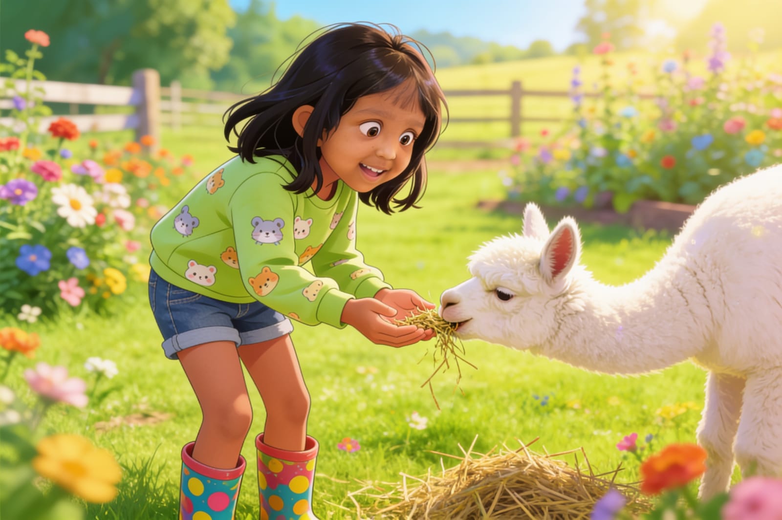 Aahana's Alpaca Adventure in Peru — illustration for page 8