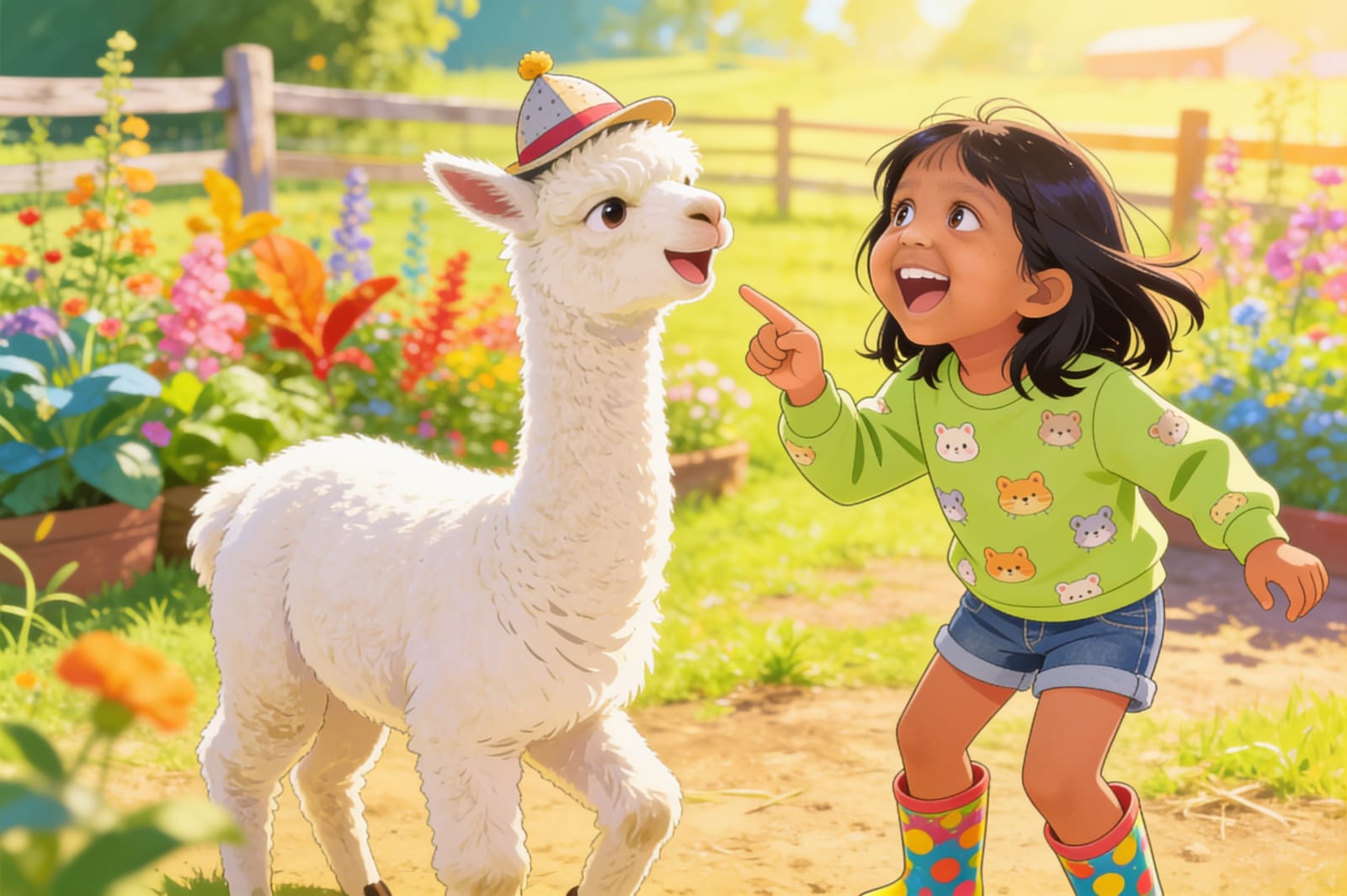 Aahana's Alpaca Adventure in Peru — illustration for page 11