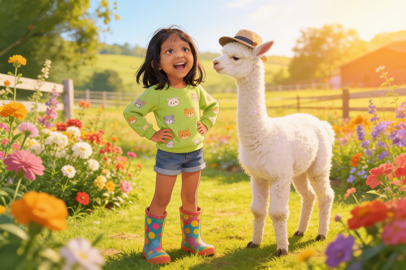 Aahana's Alpaca Adventure in Peru — illustration for page 12