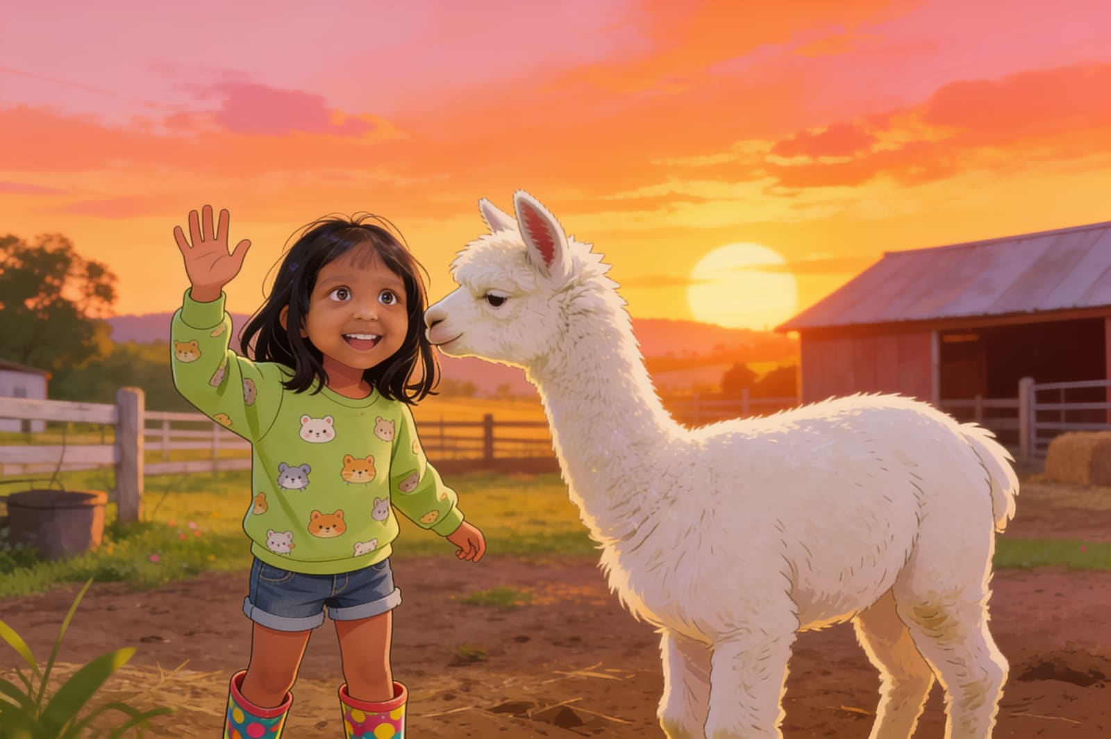 Aahana's Alpaca Adventure in Peru — illustration for page 13