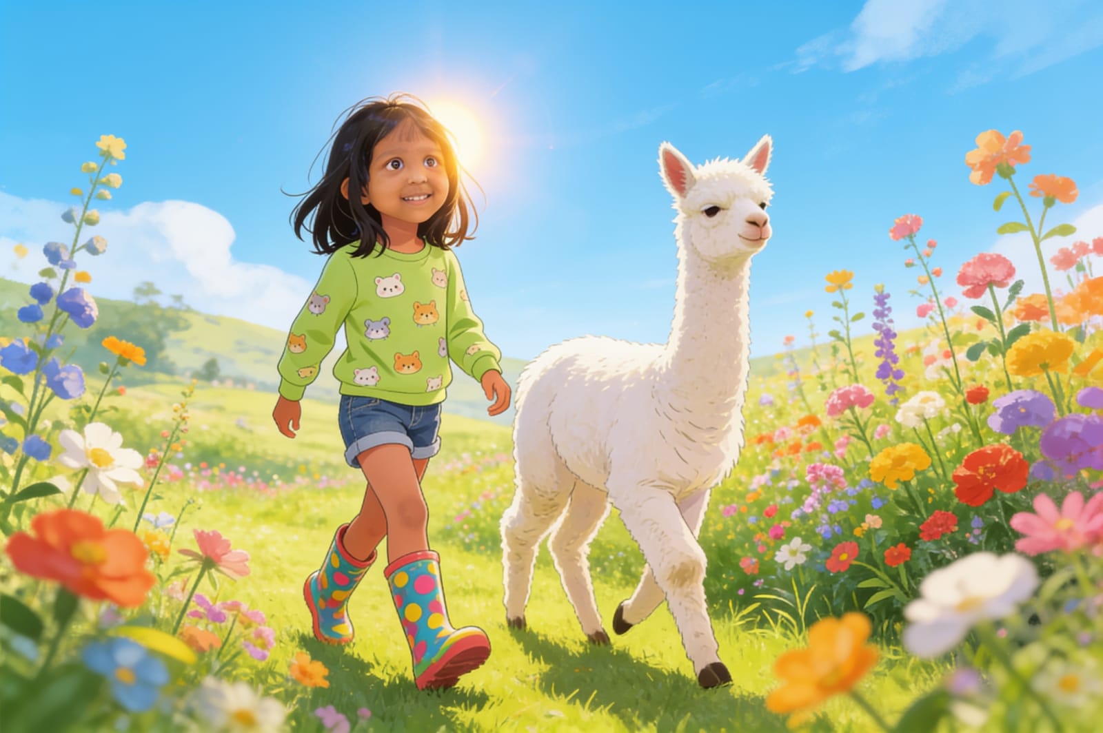 Aahana's Alpaca Adventure in Peru — illustration for page 14