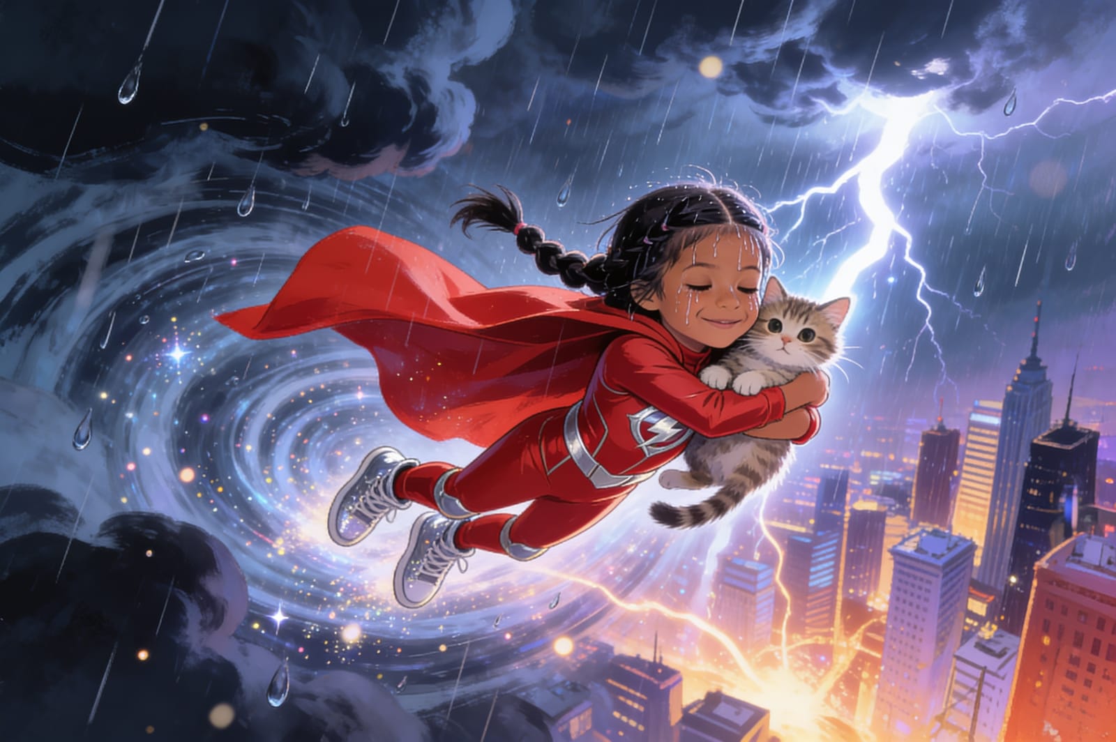 Pavika the Brave: Storm & the Cat — illustration for page 5