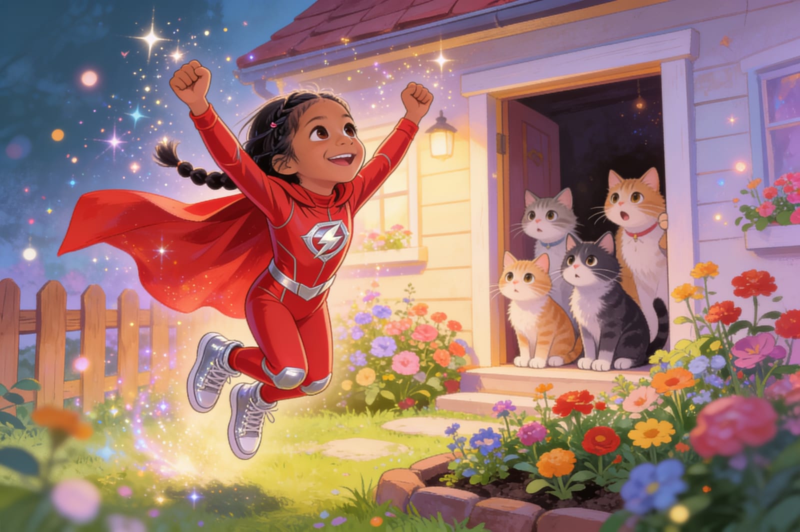 Pavika the Brave: Storm & the Cat — illustration for page 7