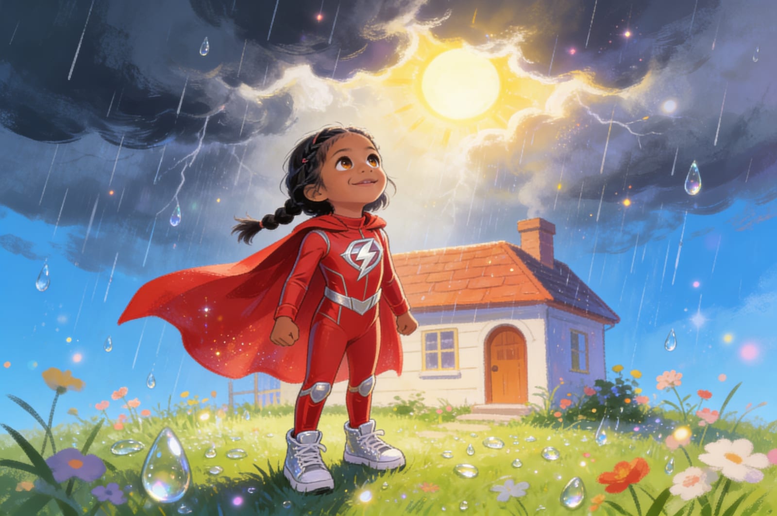 Pavika the Brave: Storm & the Cat — illustration for page 9