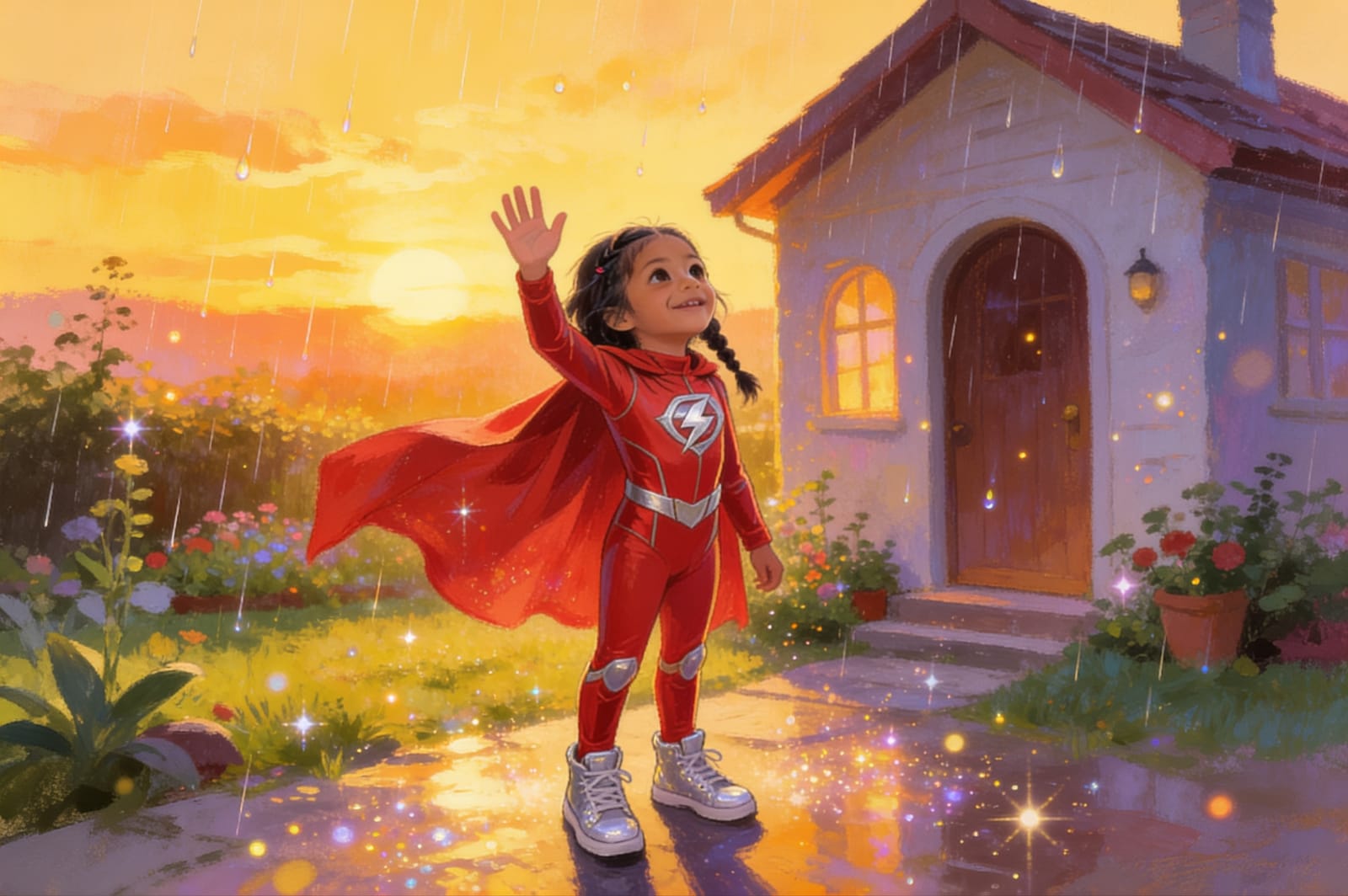 Pavika the Brave: Storm & the Cat — illustration for page 15