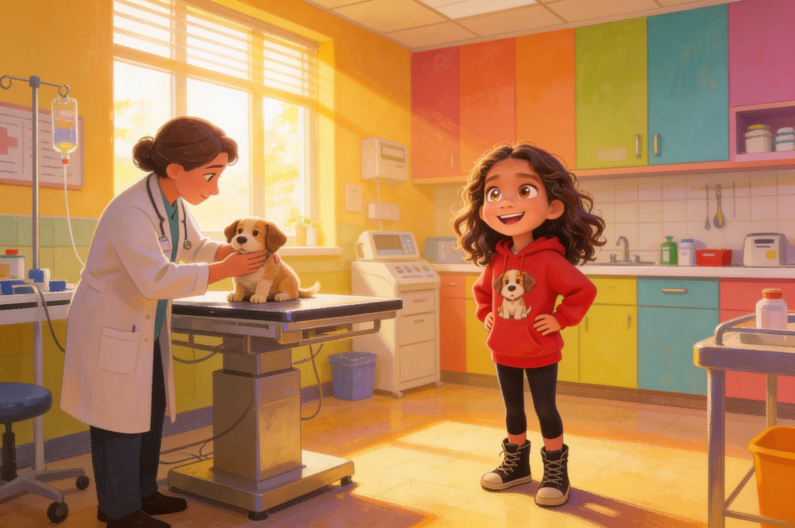 Shahira and the Little Lost Puppy — illustration for page 9