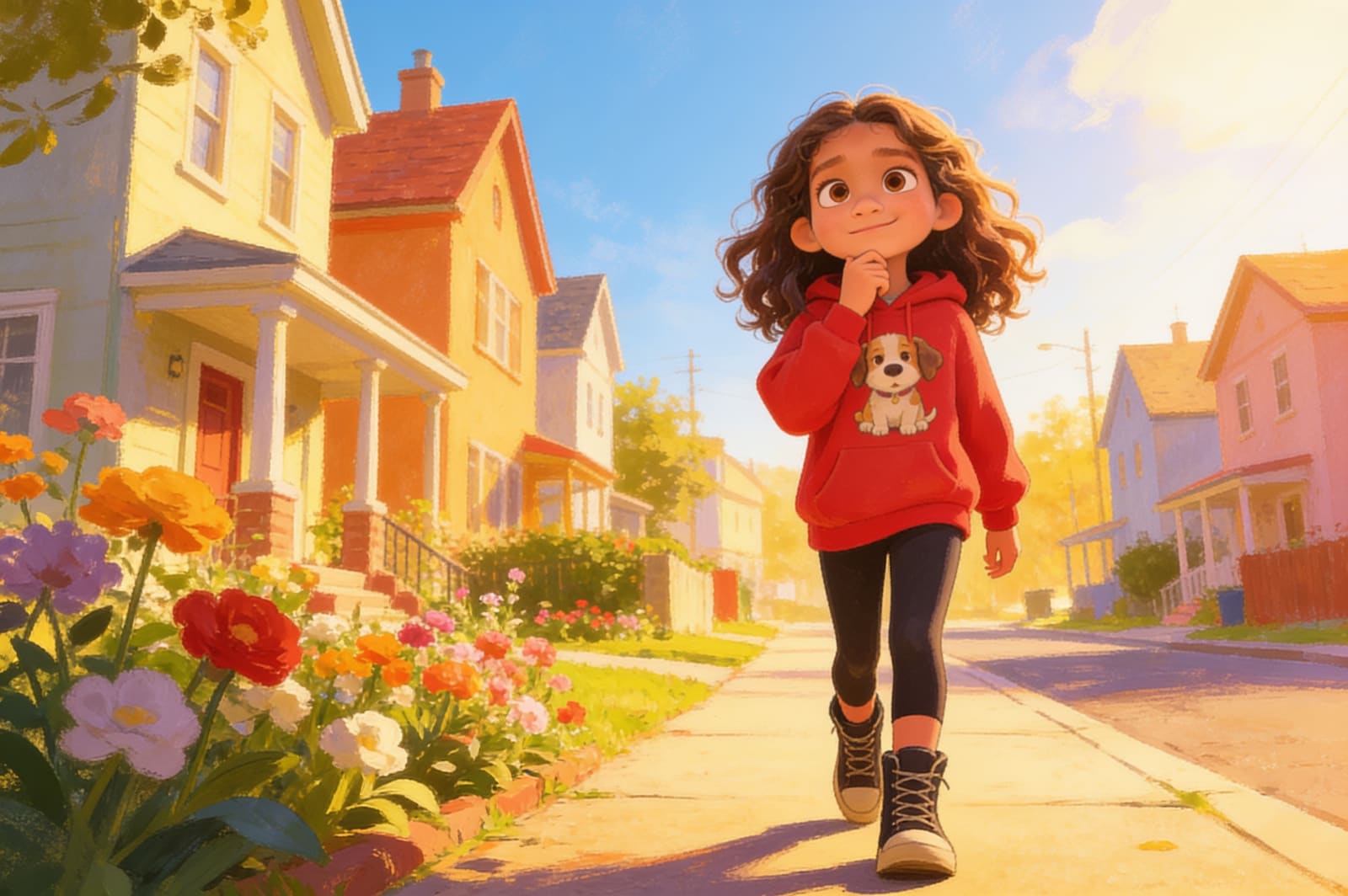 Shahira and the Little Lost Puppy — illustration for page 10