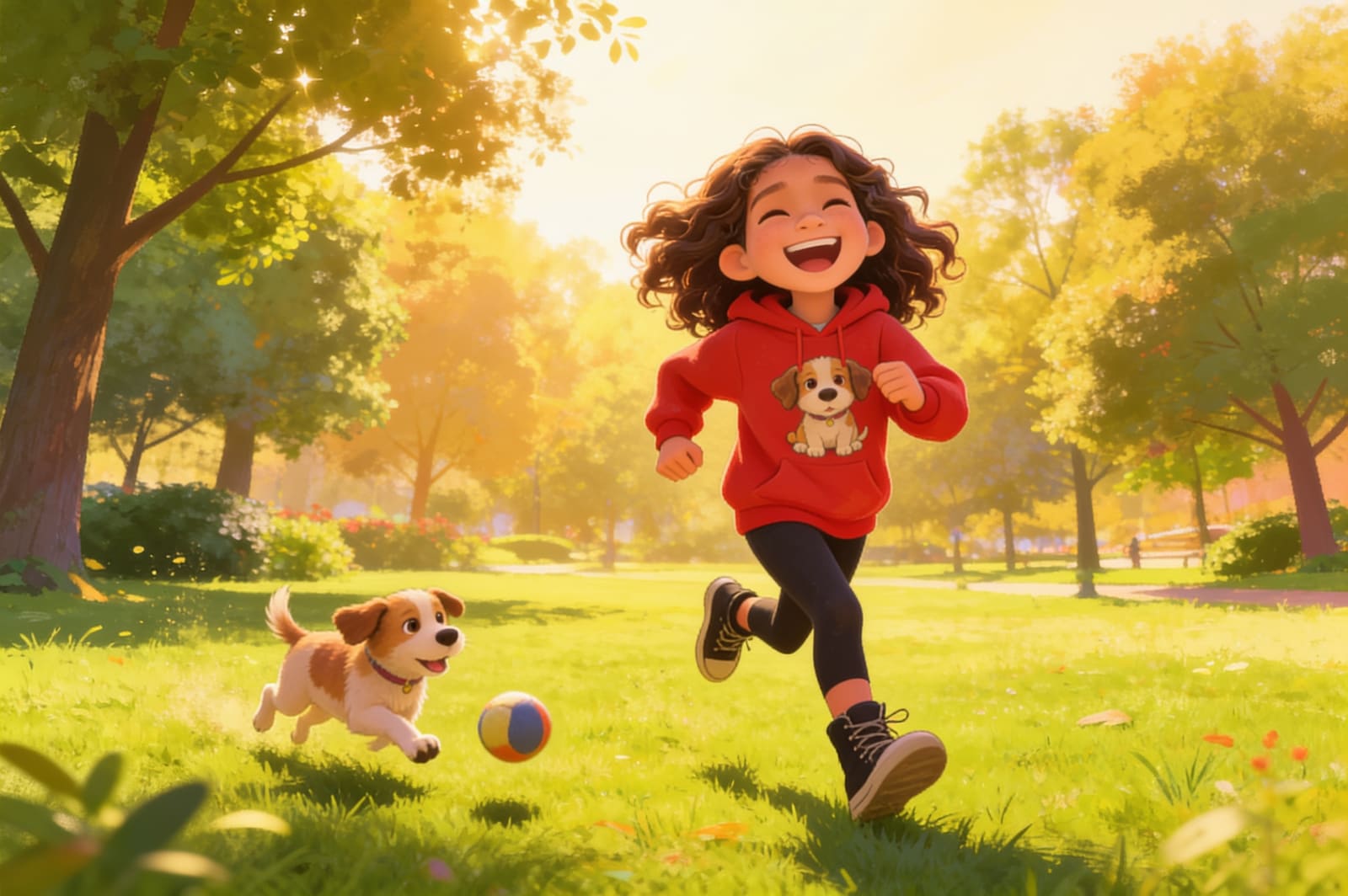Shahira and the Little Lost Puppy — illustration for page 13
