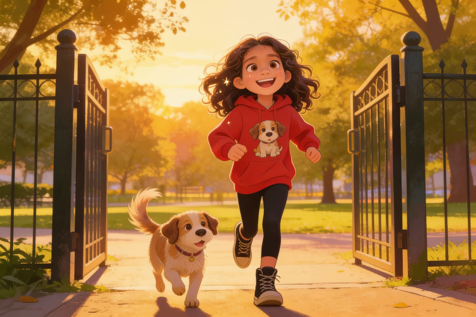Shahira and the Little Lost Puppy — illustration for page 15